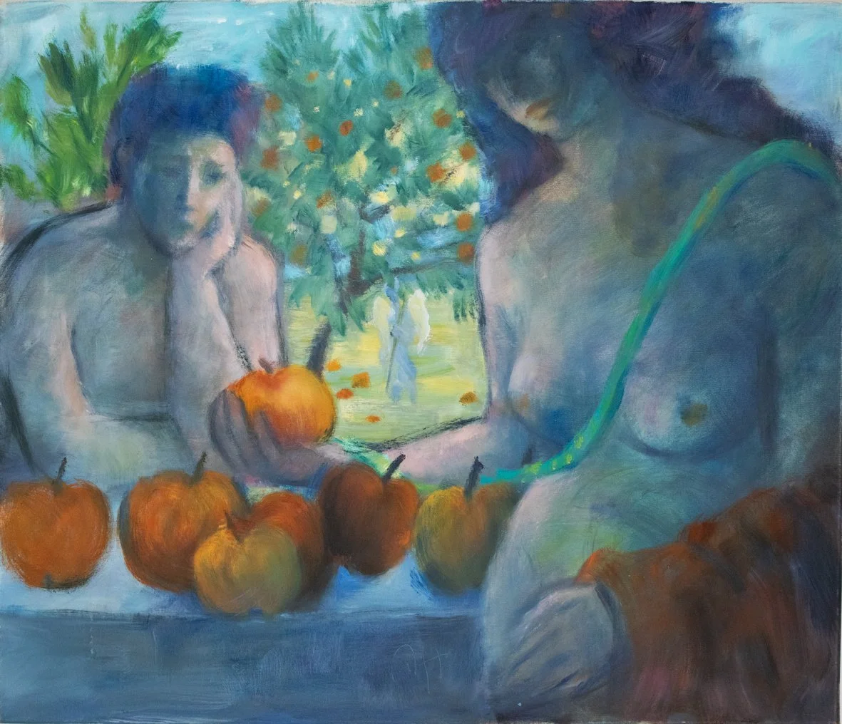 Versuchung - Oil on canvas 60x70 cm