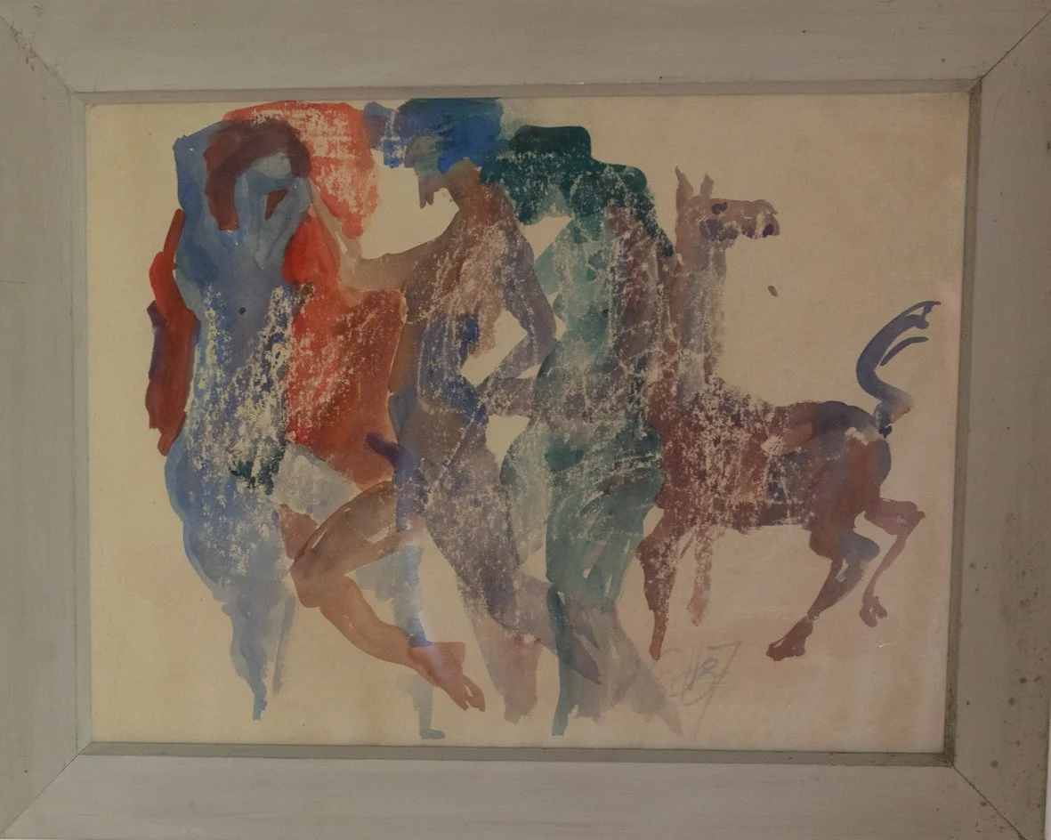 Lysistrata, 1987  
Aquarell  43x58 cm (57x72)