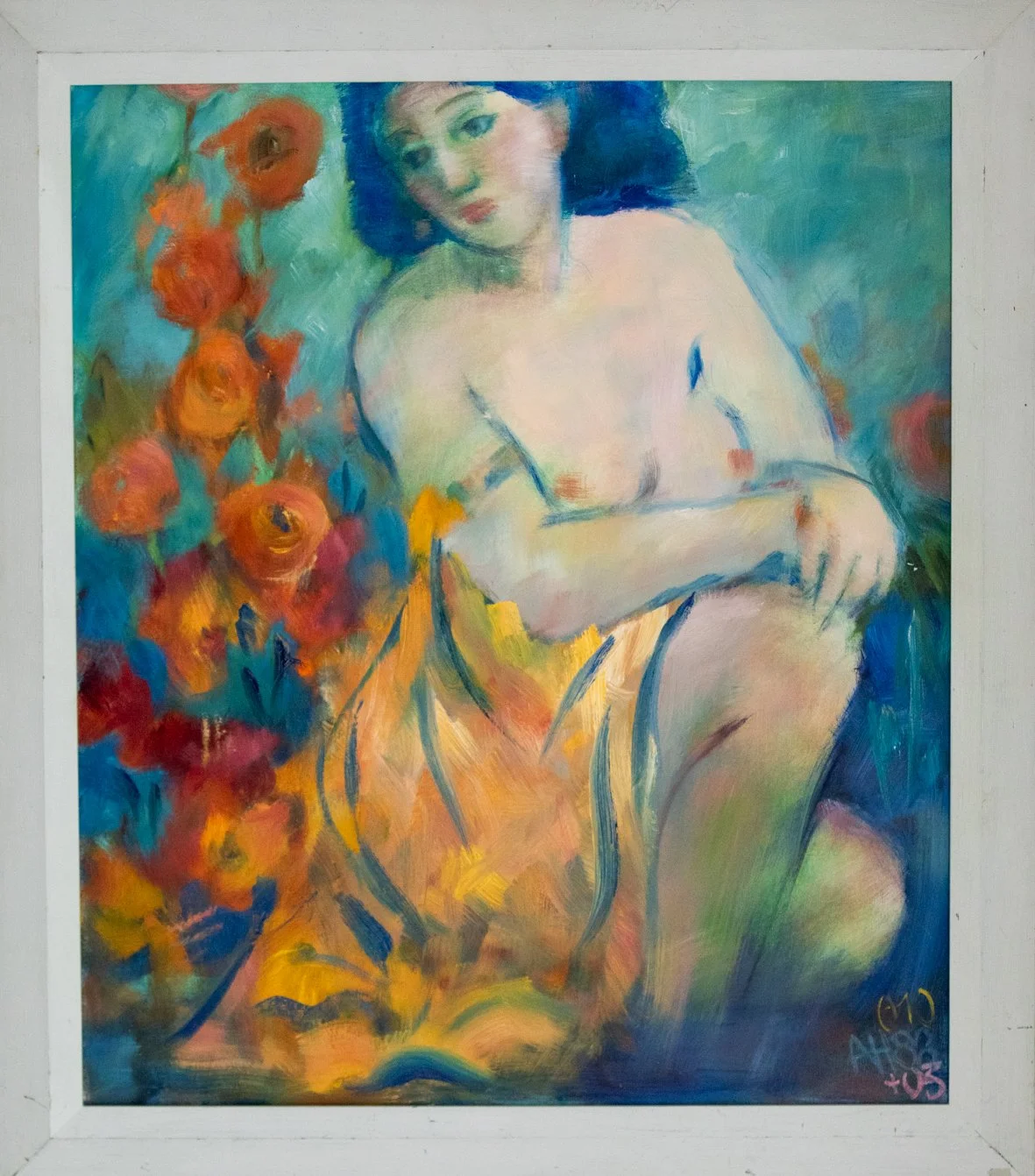 Flora - oil on canvas 80x71 cm