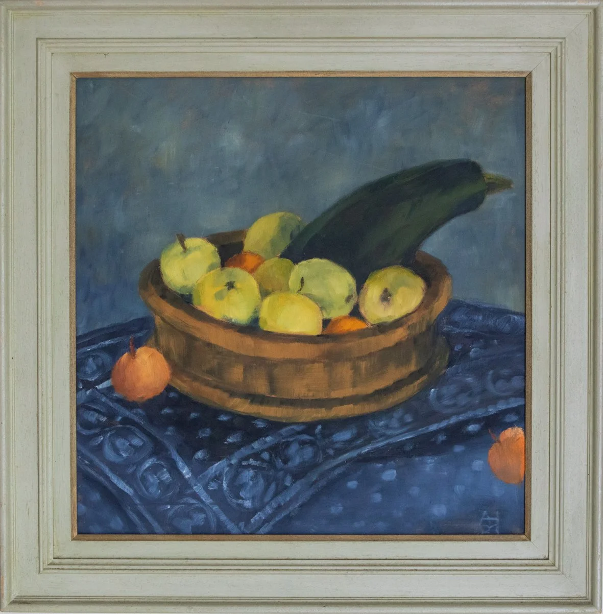 Apfel Stilleben 44x43 cm ( 58x58 )
