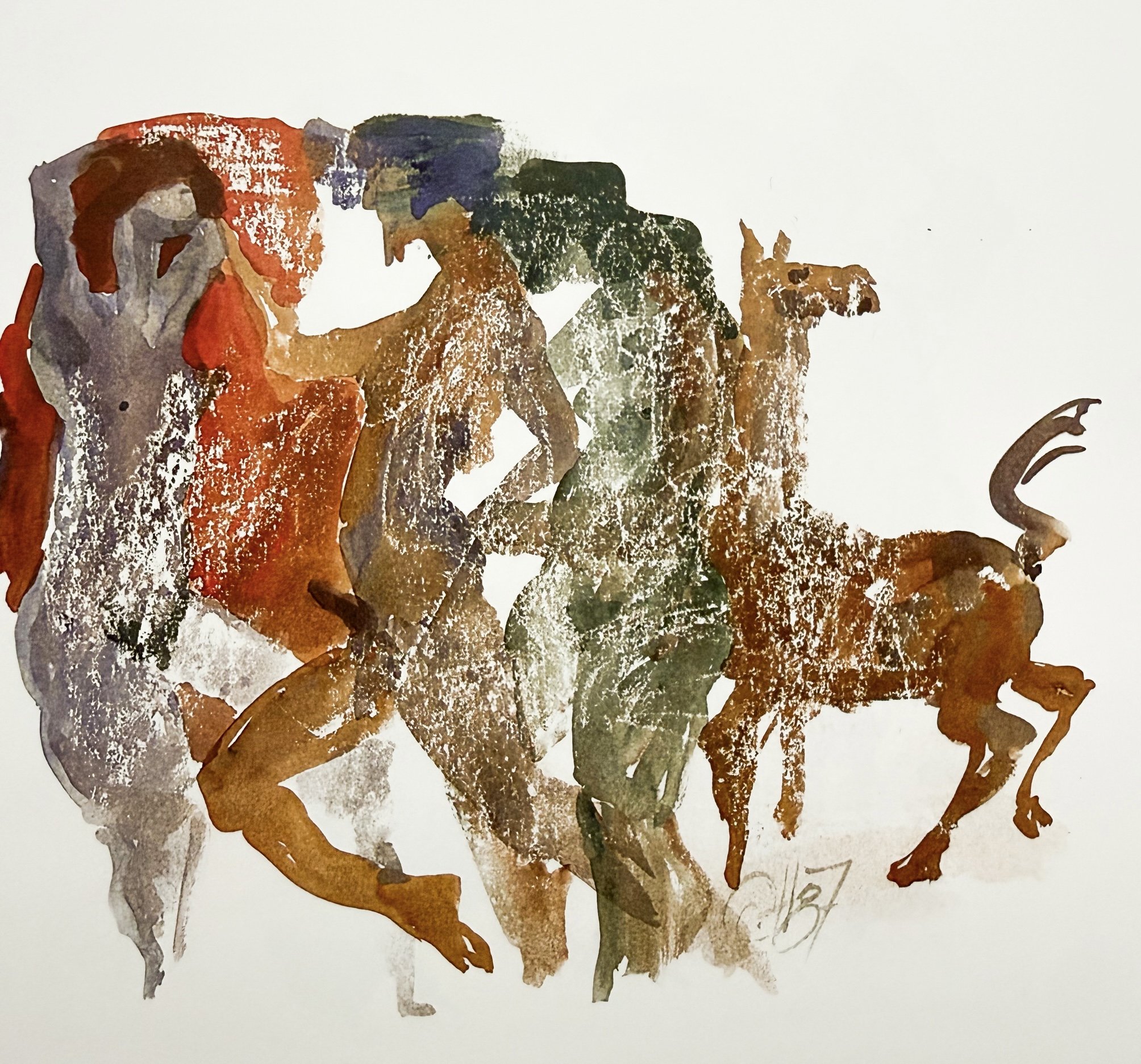 Lysistrata, 1987  
Aquarell  70x50 cm