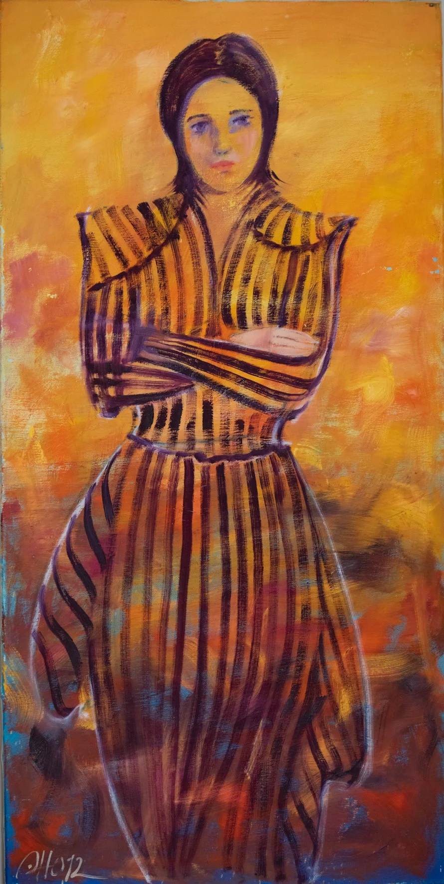 Ohne Titel - oil on canvas 120x60 cm