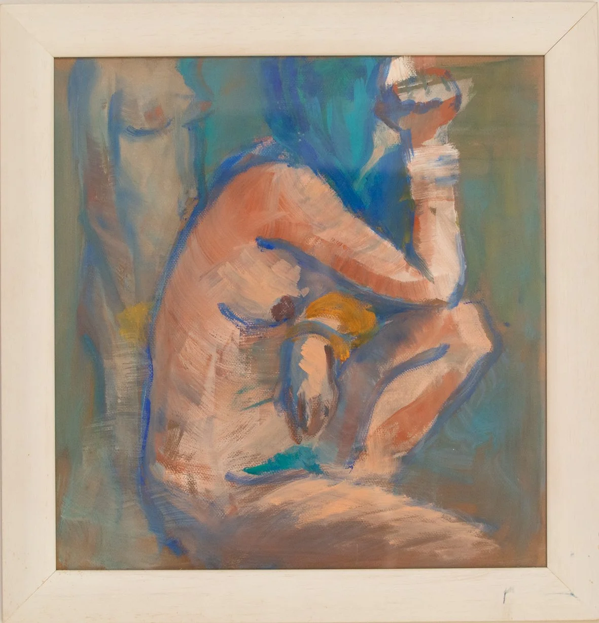 Langeweile - Oil on canvas  49x47 cm (ohne Rahmen)