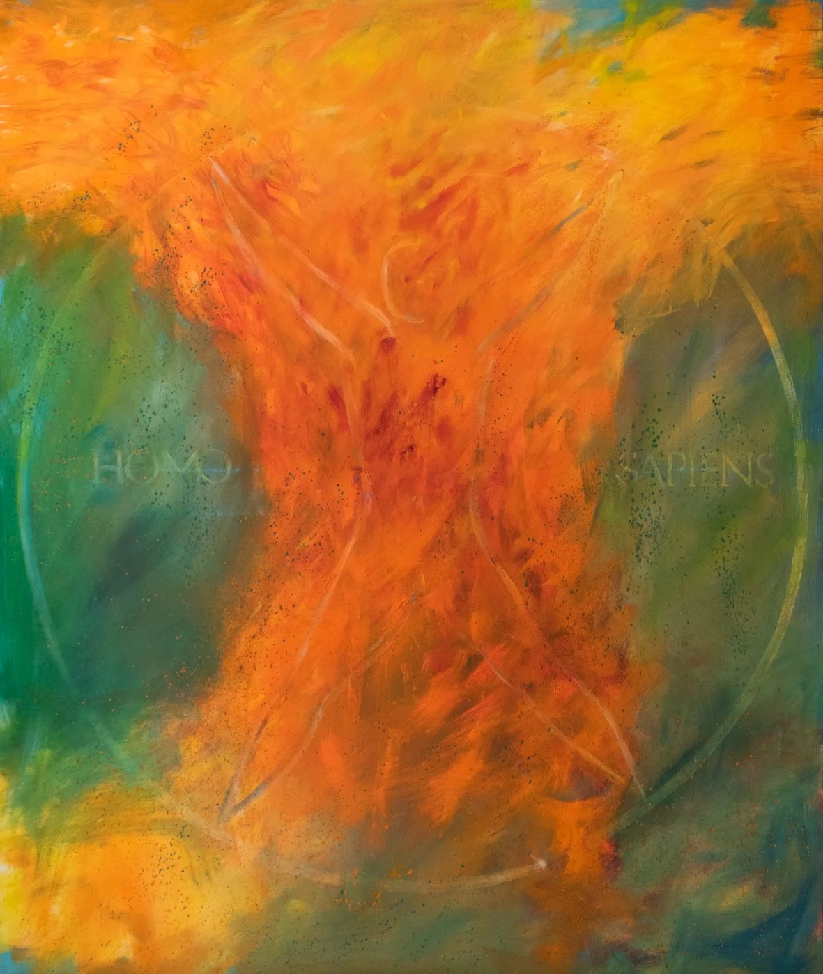 Homo Sapiens - Oil on canvas 119x79 cm 