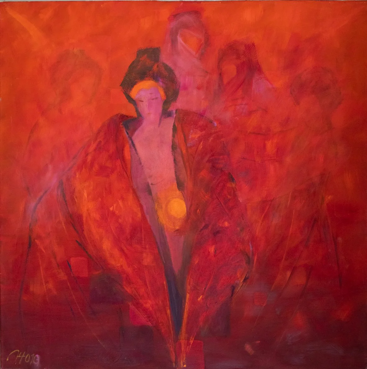 Non finito - oil on canvas 100x100 cm