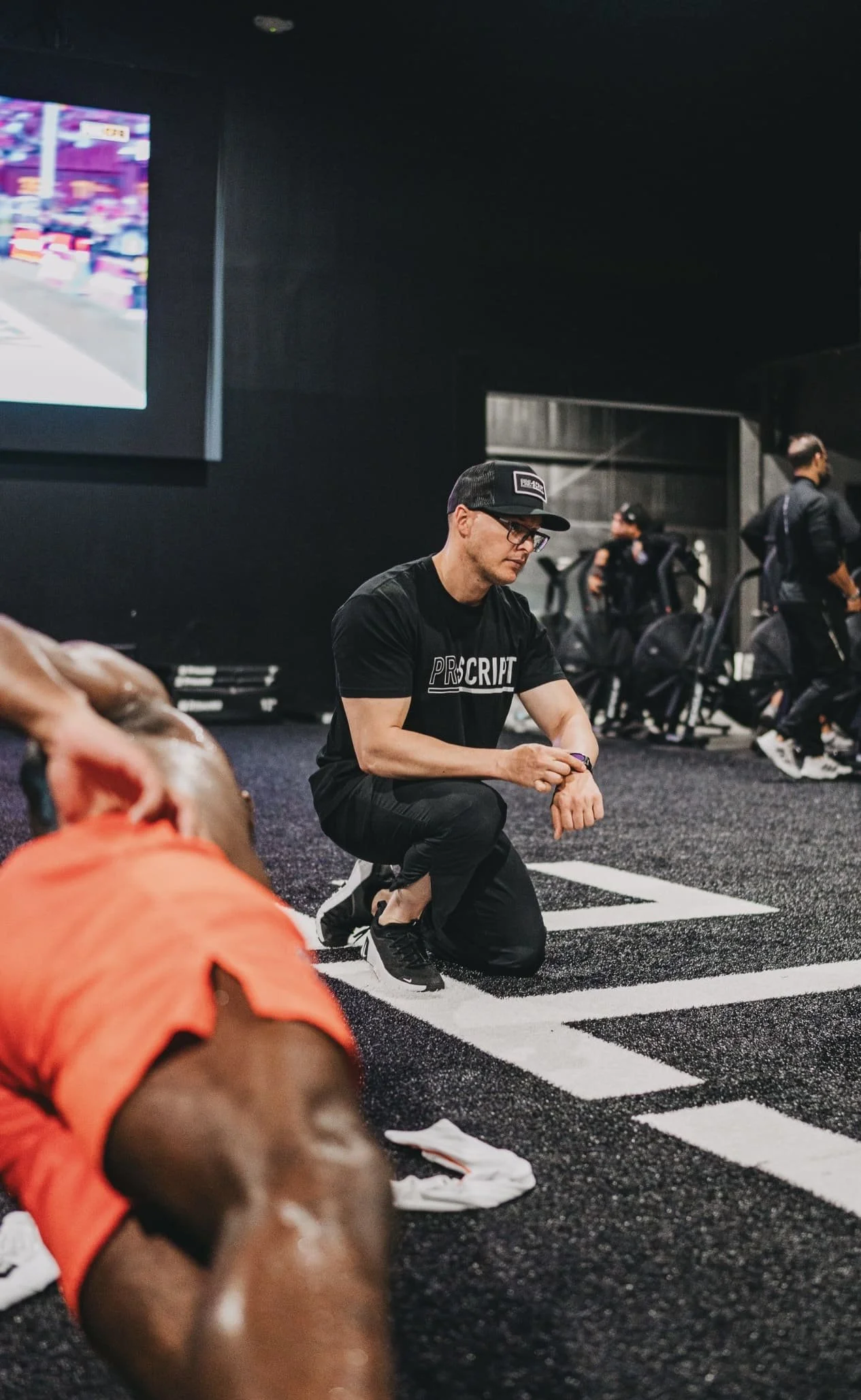 Anton coaching other trainers to help athletes
