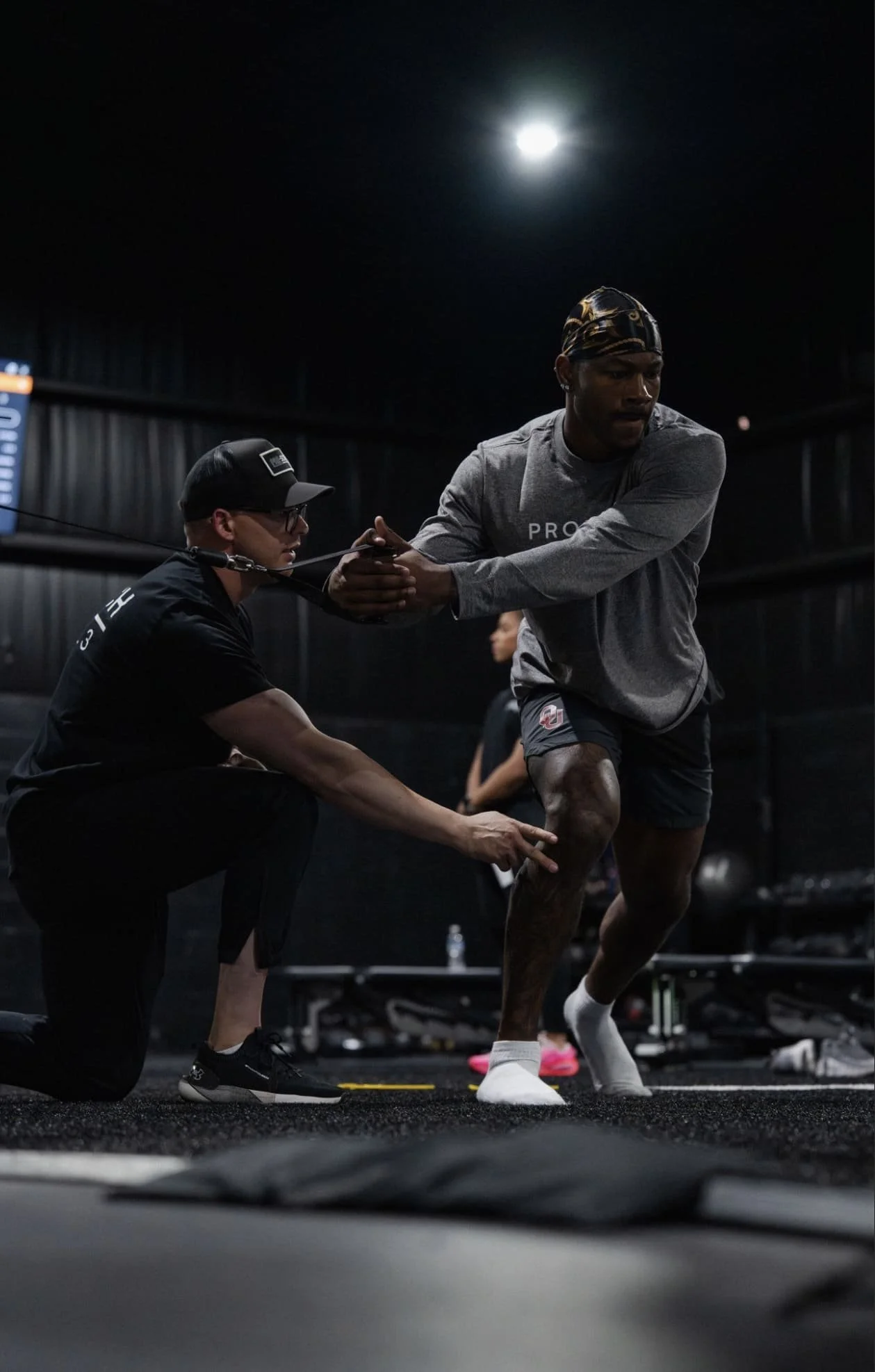 HPC sports performance training with an athlete