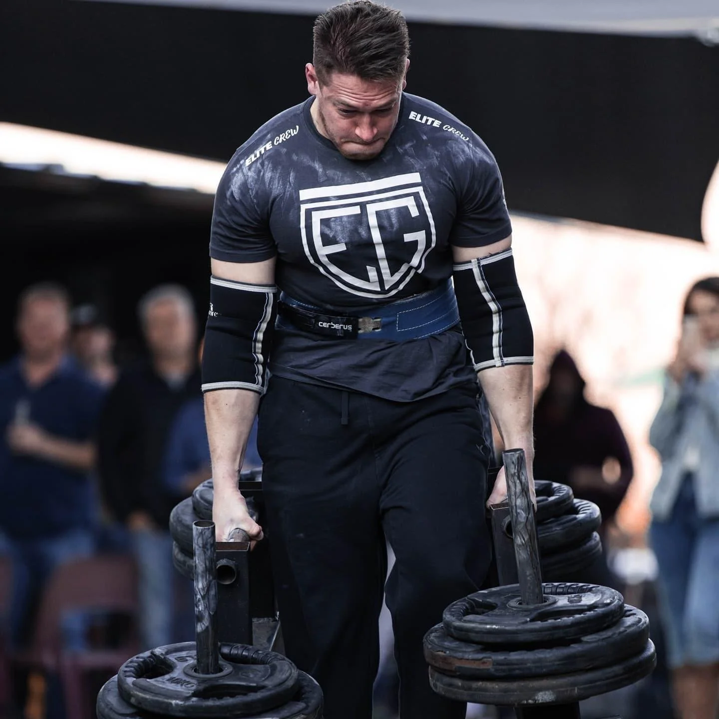 Jean-Arthur Pretorius competing at Strong Man