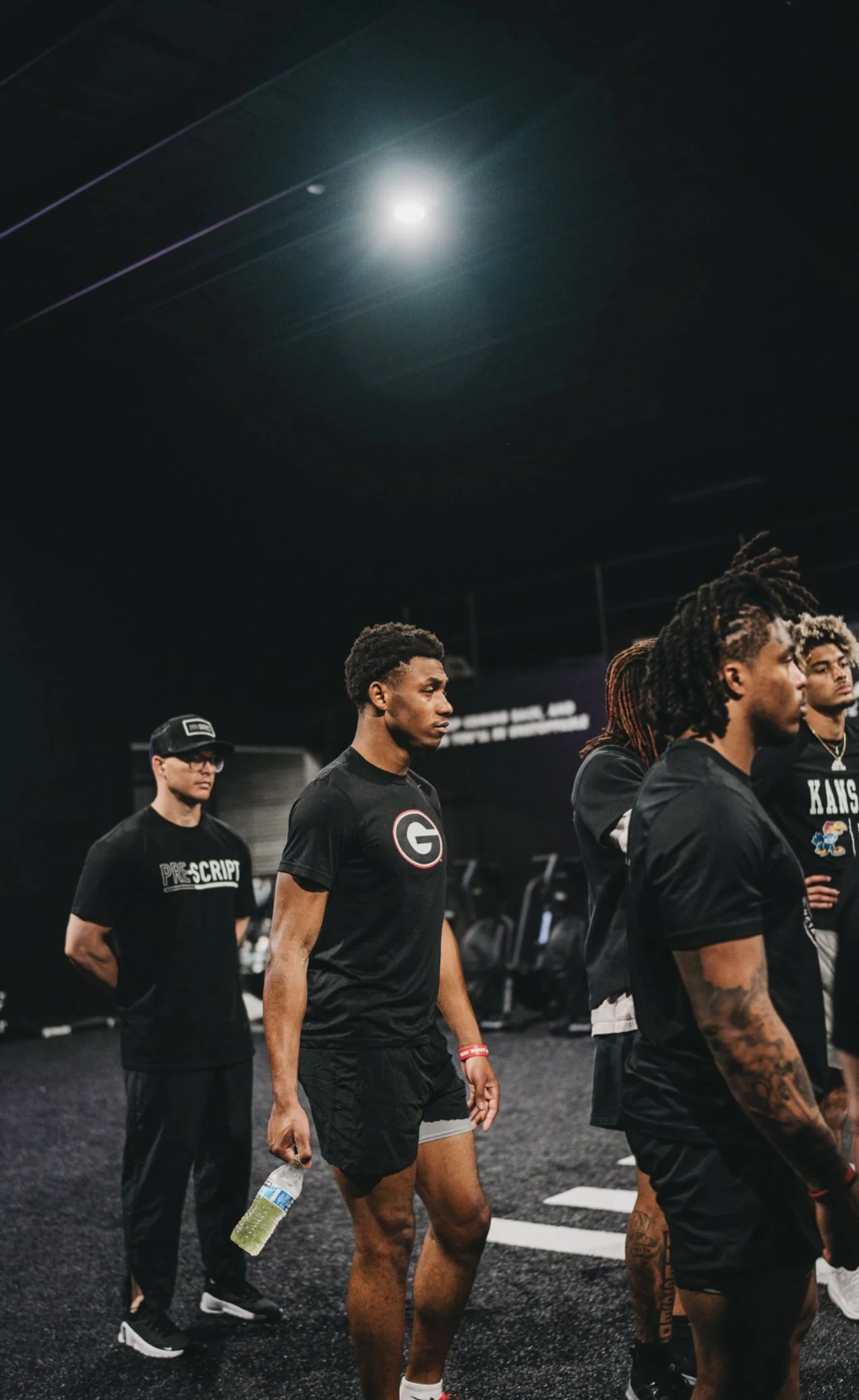 Anton working with Pre-Script athletes