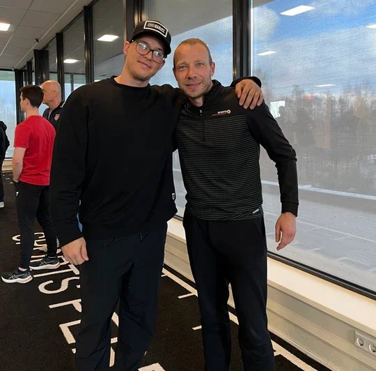 Anton with a high performing individual