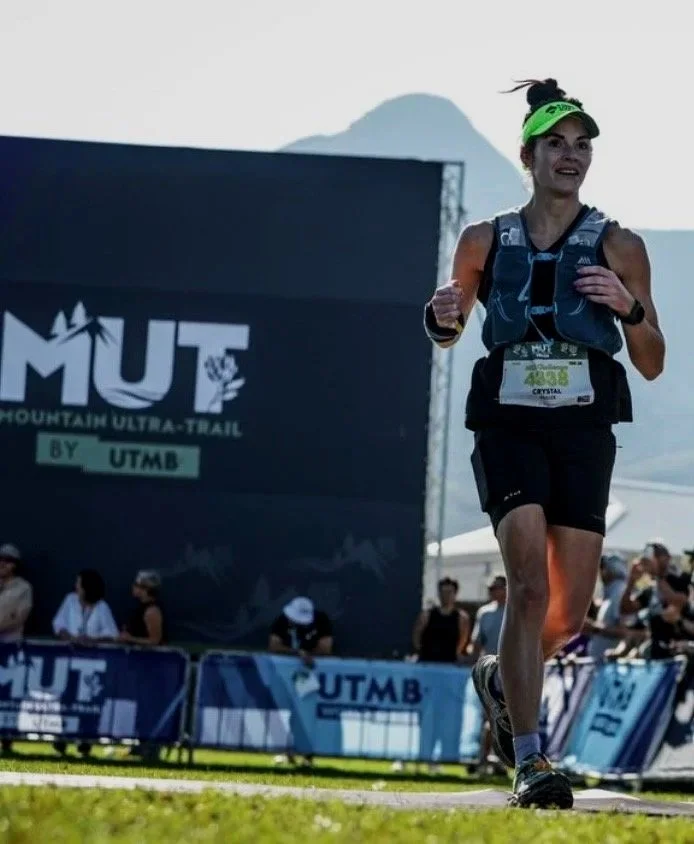 An HPC trained runner competing in a race.