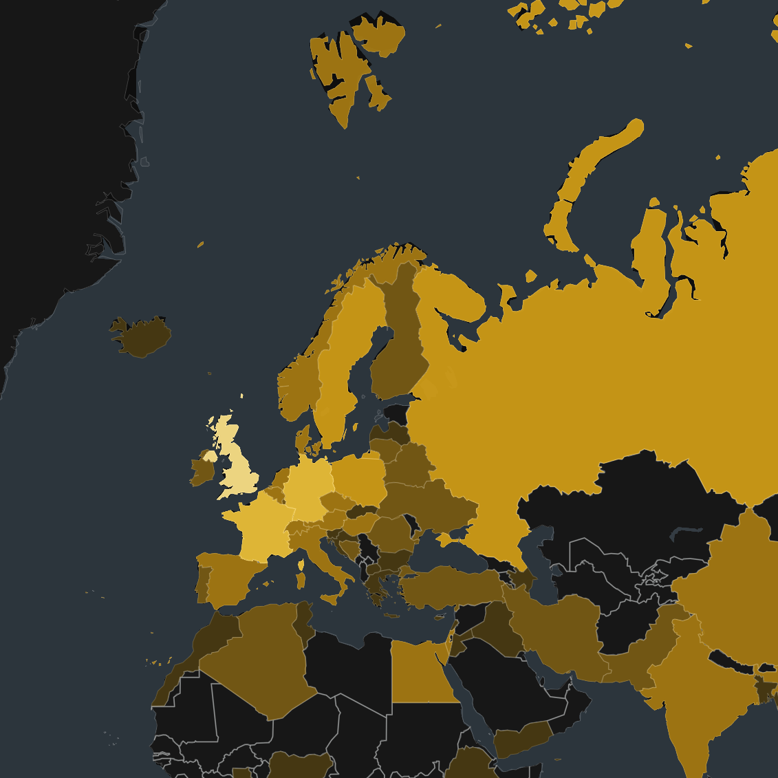 Where Nobel laureates were born — an interactive map