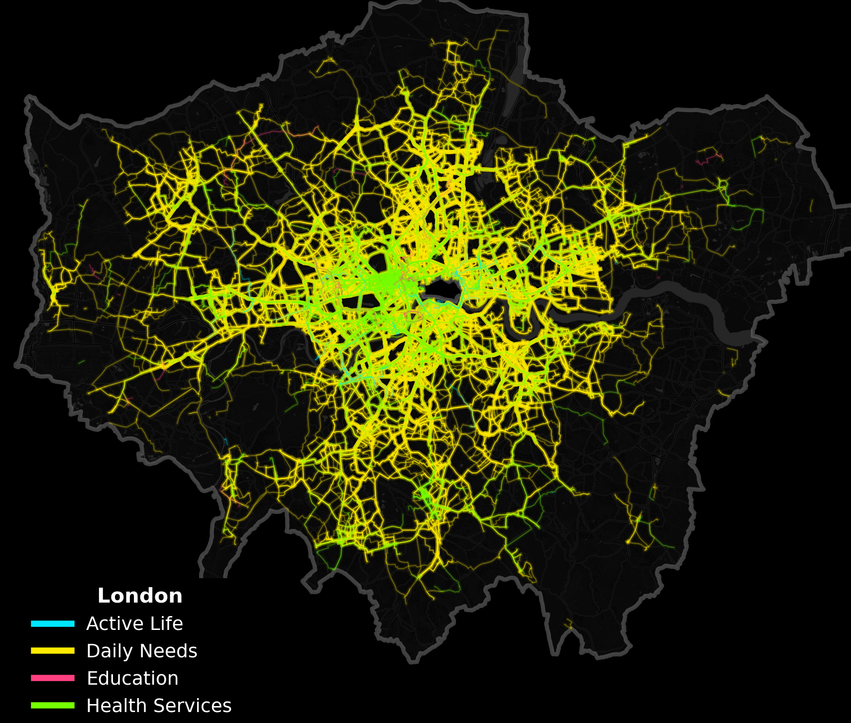 London · Walkability
