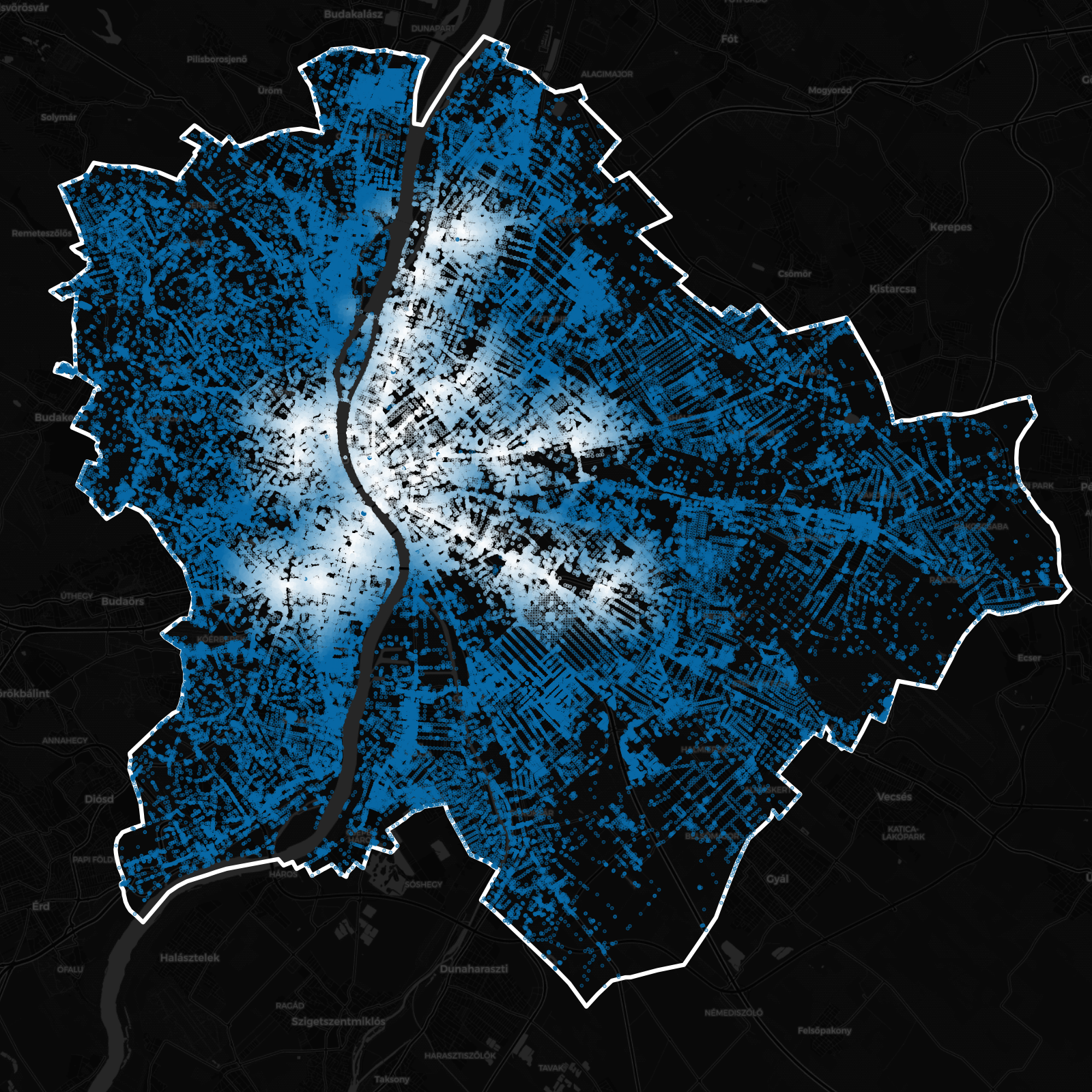 Budapest · Transit Accessibility