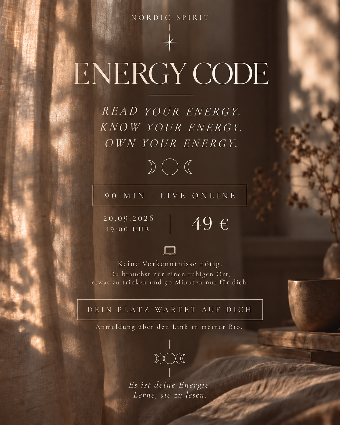 ENERGY CODE - Live Workshop | 20. Oktober 2026 | 19:00 Uhr