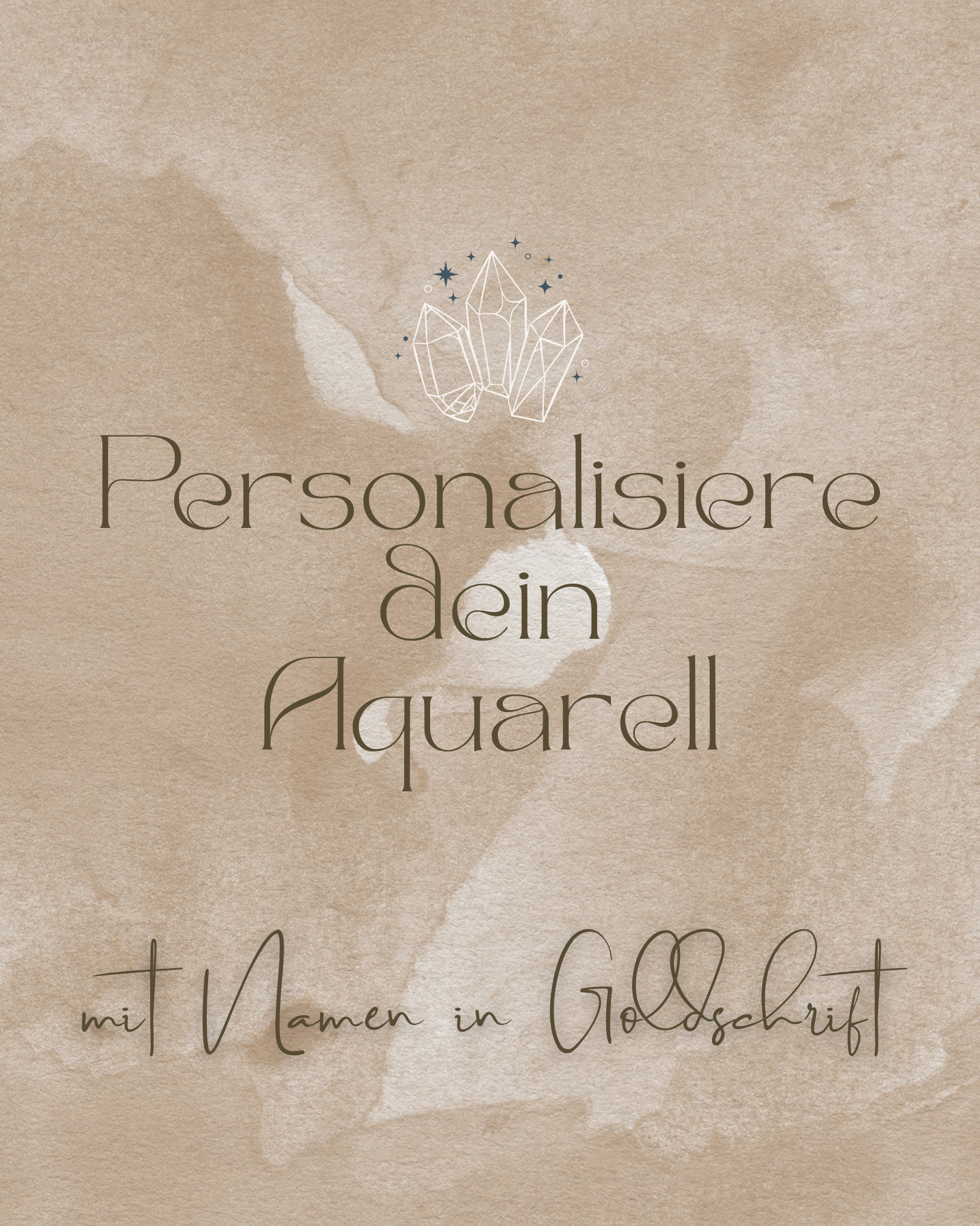 Personalisierung in Gold-Schrift - Dein Wunschname (Add-On)
