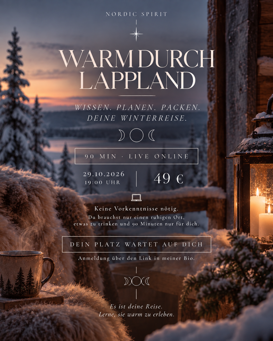 Warm durch Lappland - Live Online Workshop 29.10.26