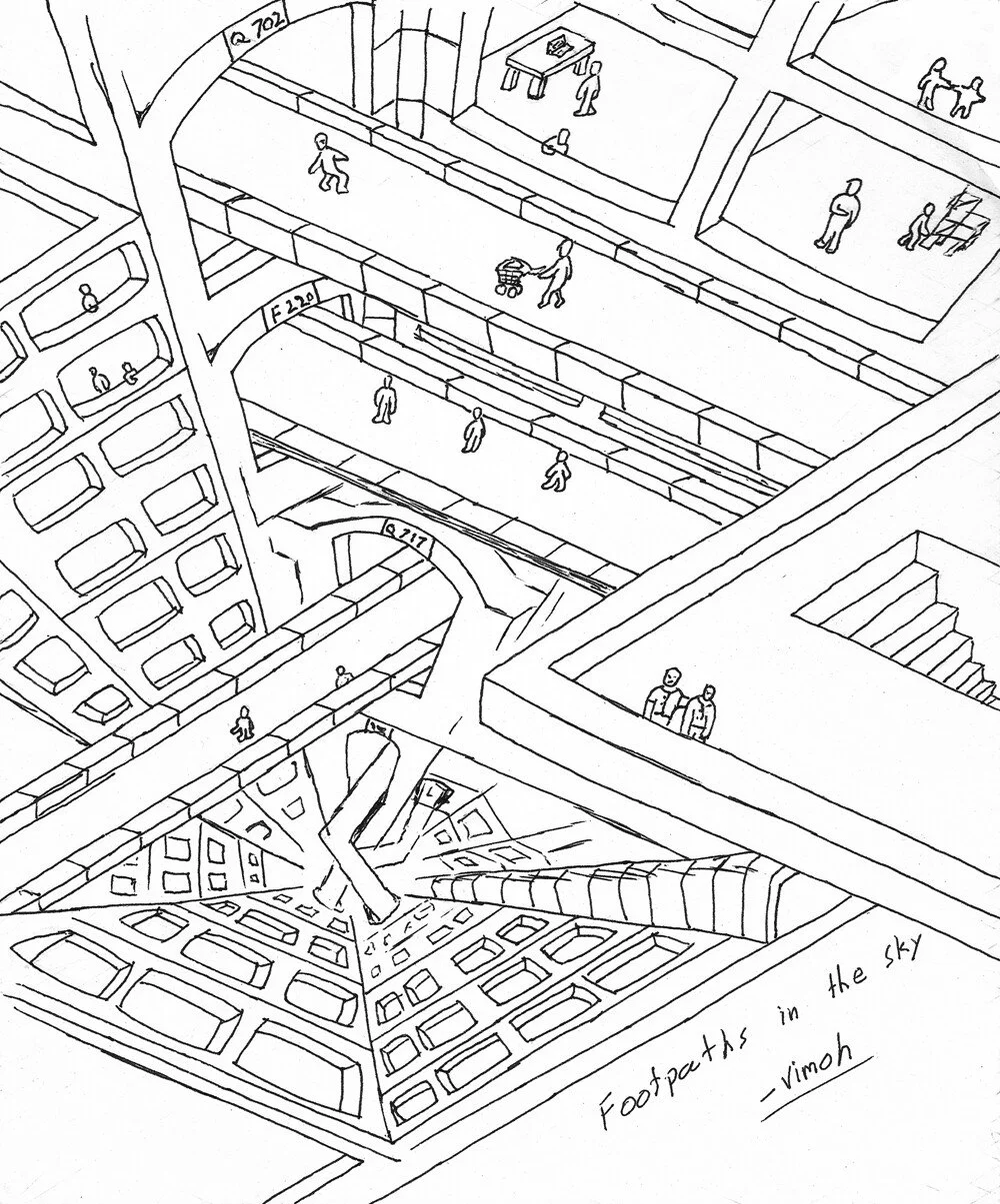 Footpaths in the sky