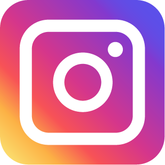 Instagram logo with a colorful gradient background