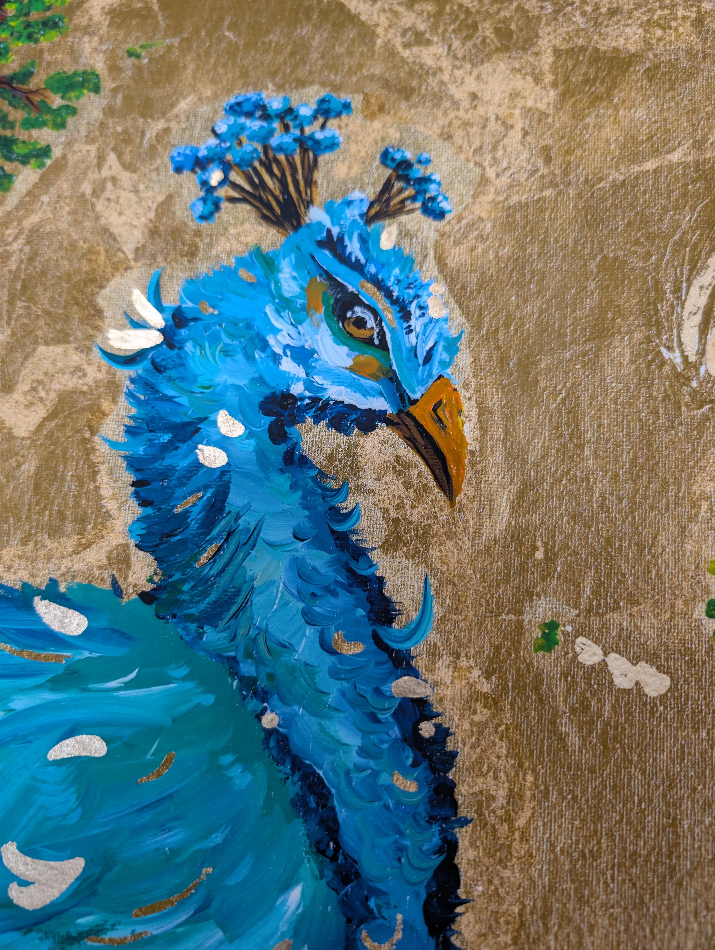 Svenja Bross Art Pfau Fine Art Print  Detail 5.jpg