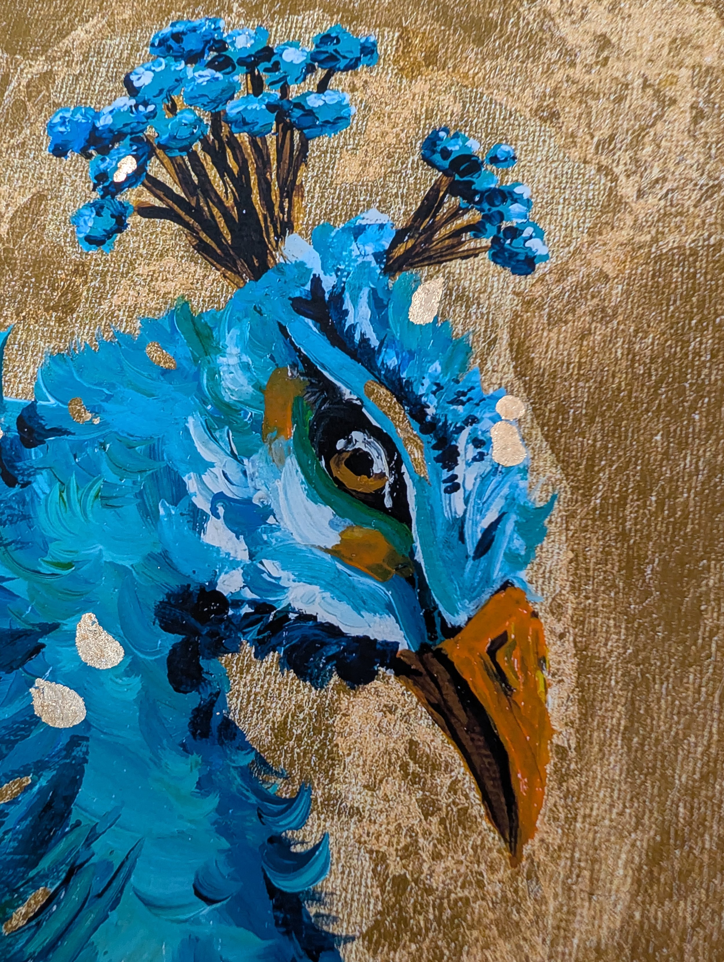 Svenja Bross Art Pfau Fine Art Print  Detail 4.jpg