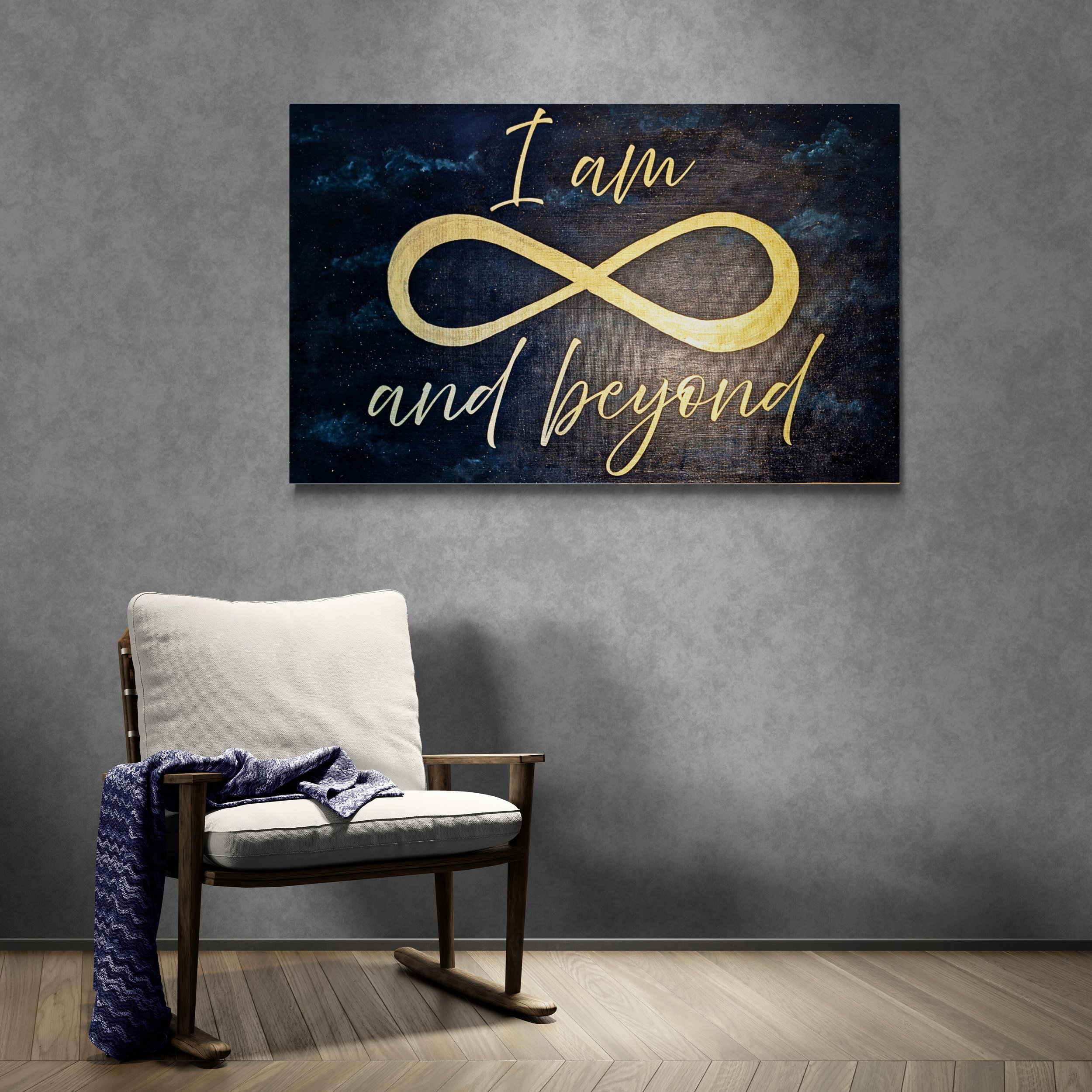 I am forever and Beyond Svenja Bross Art Stuhl.jpg