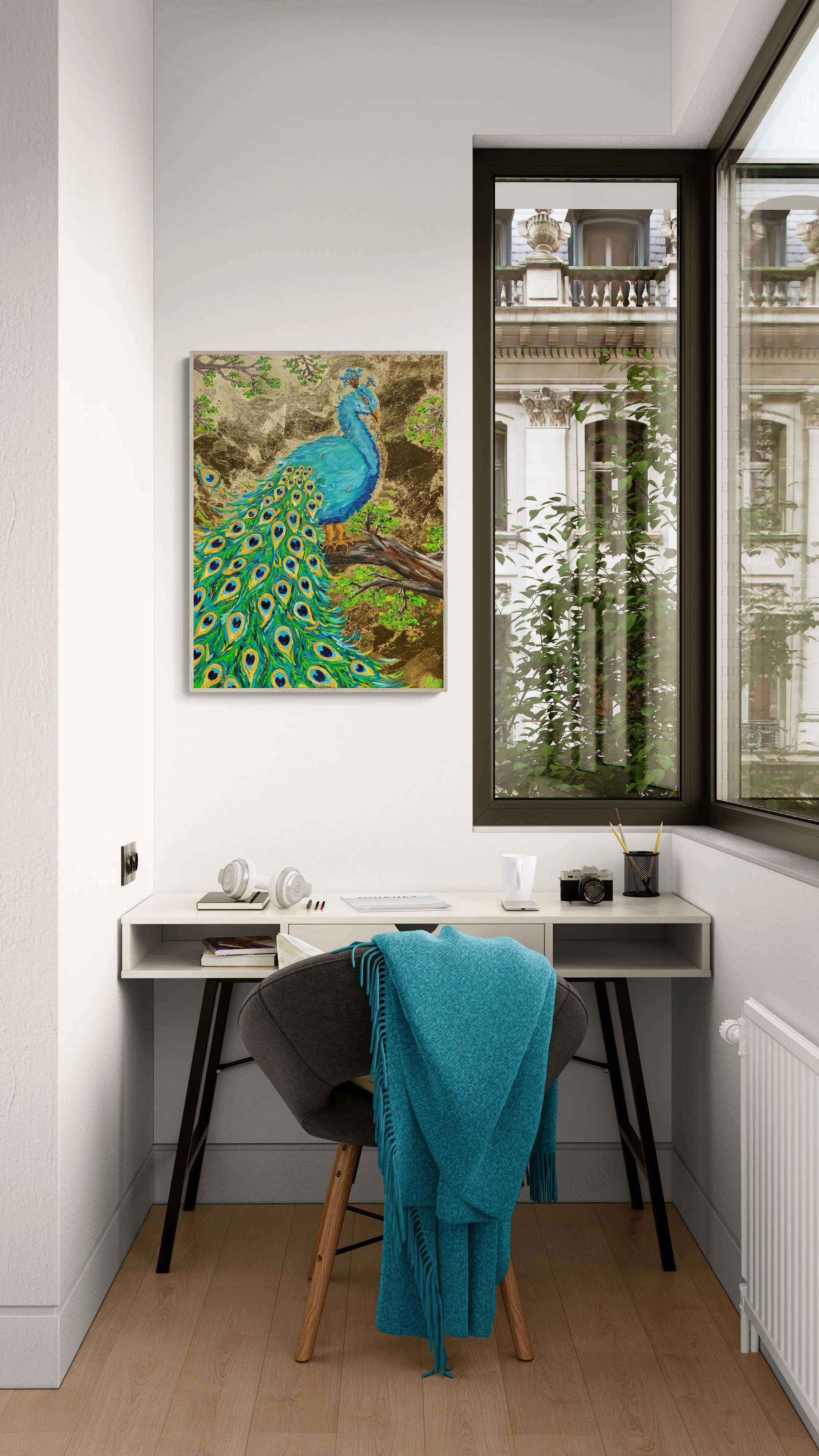 Svenja Bross Art Desk Pfau.jpg