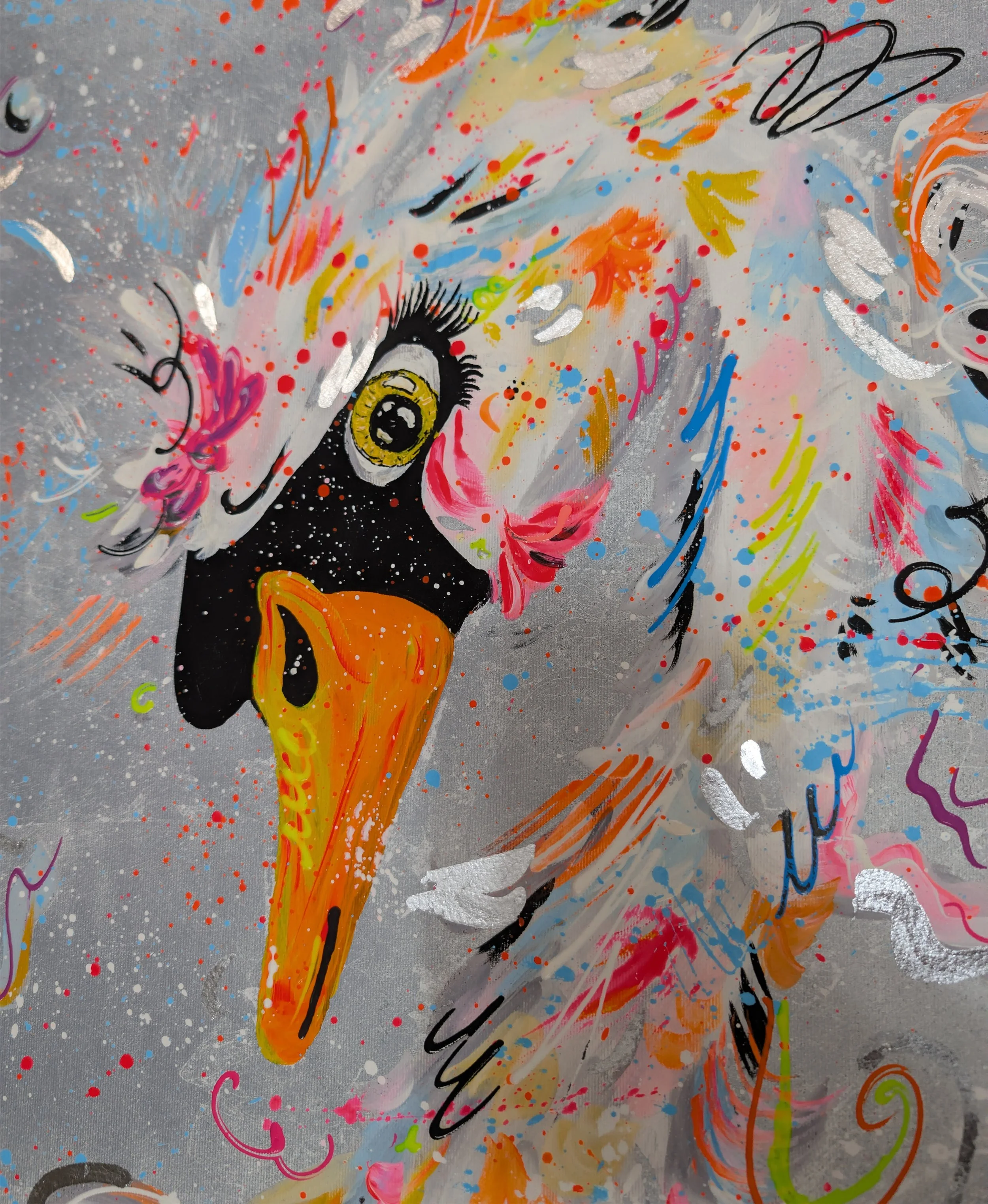 Svenja Bross Art Schwan Fine Art Print Detail 6.jpg
