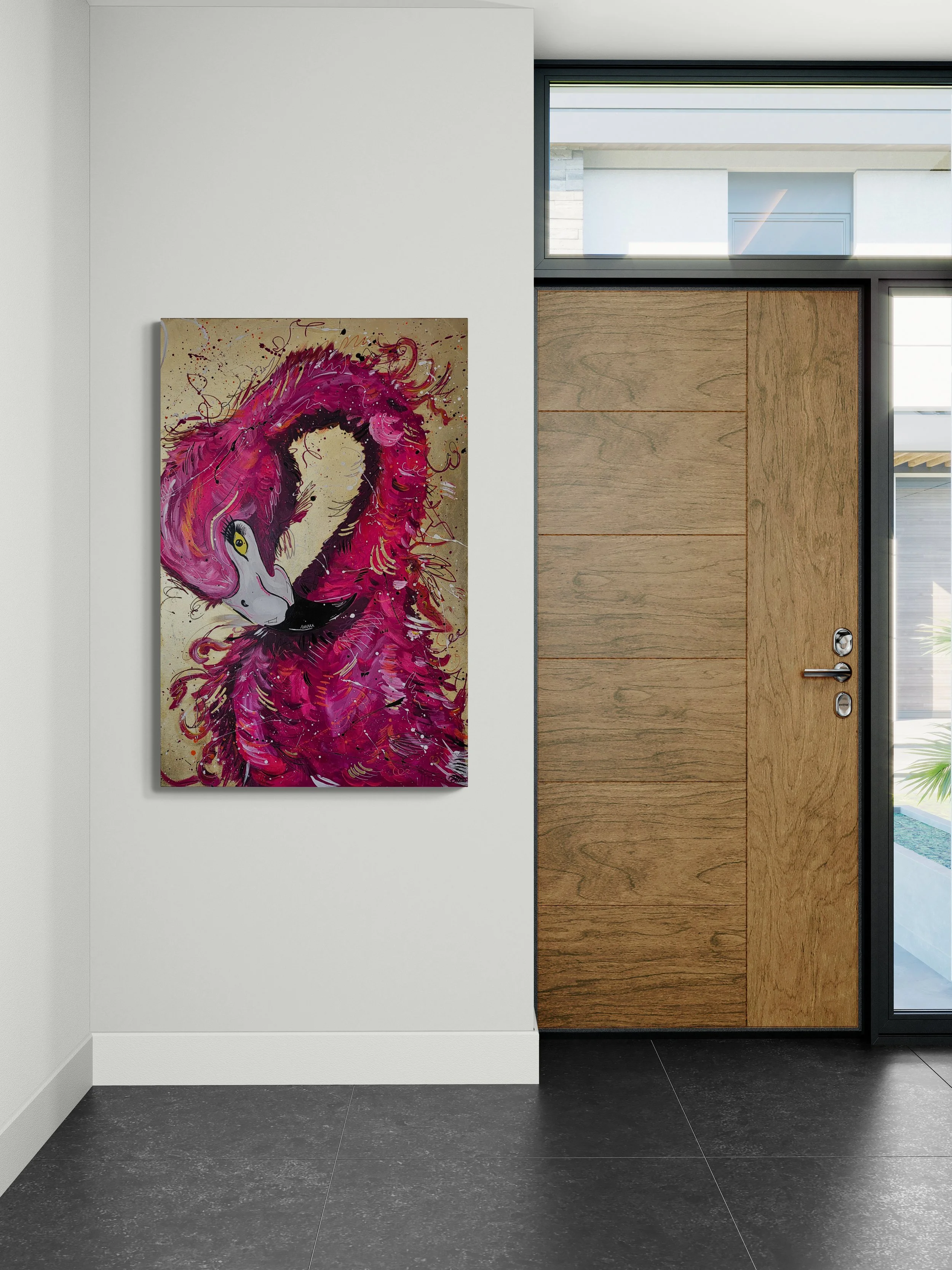 Svenja Bross Art Flamingo Eingang.jpg