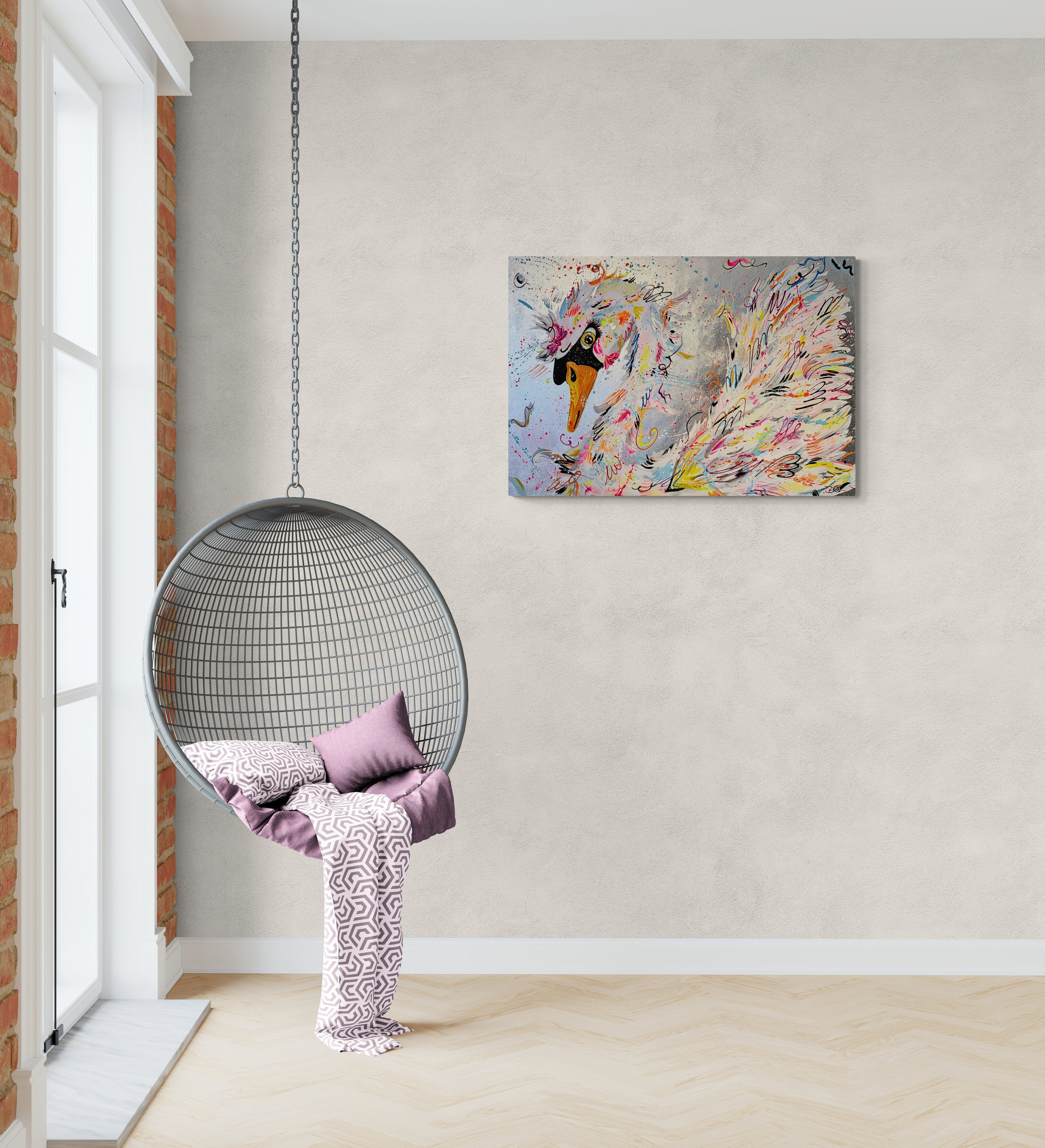 Schwan Svenja Bross Art Livingroom.jpg