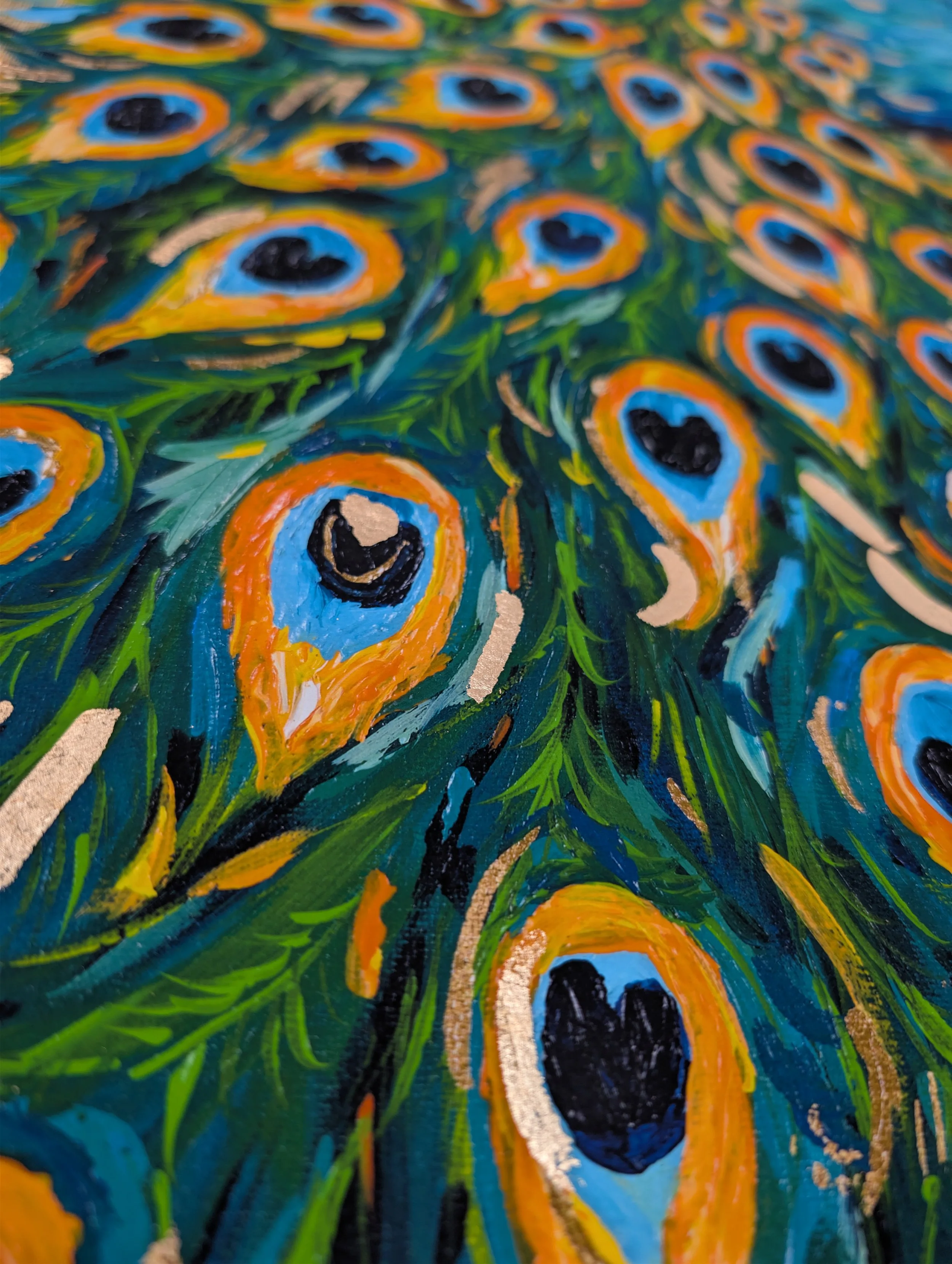 Svenja Bross Art Pfau Fine Art Print  Detail 3.jpg