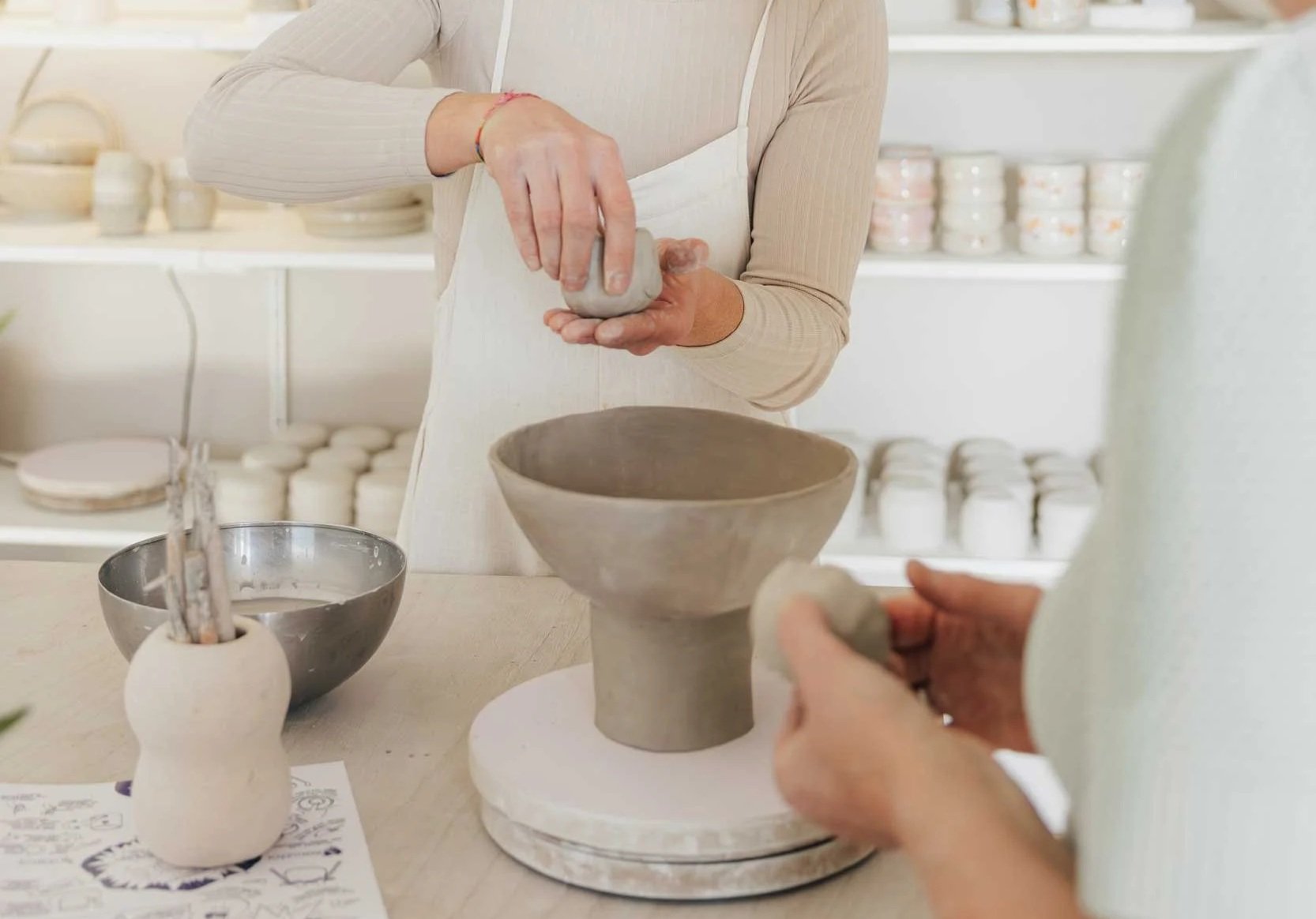 Handbuilding-Kurs im Keramikatelier maris ceramics in Gevelsberg – Ton formen per Hand