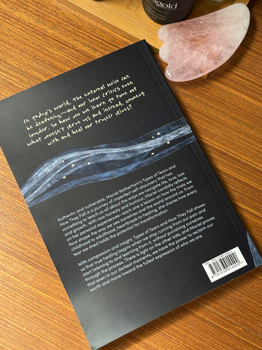back cover of book