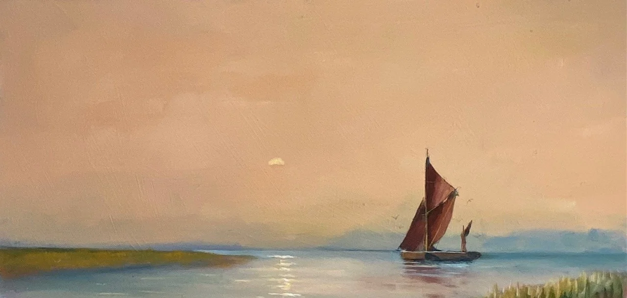 Sundown. 10x20"