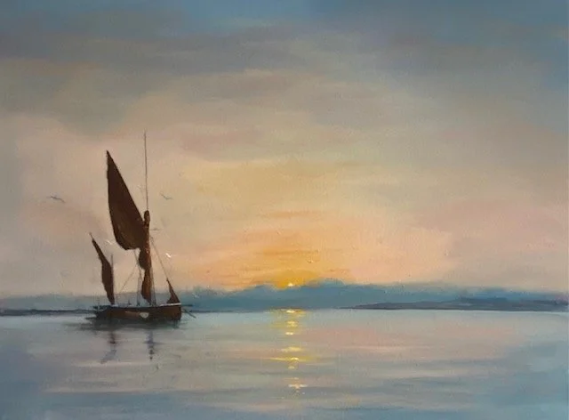 Evening. 18x24"
