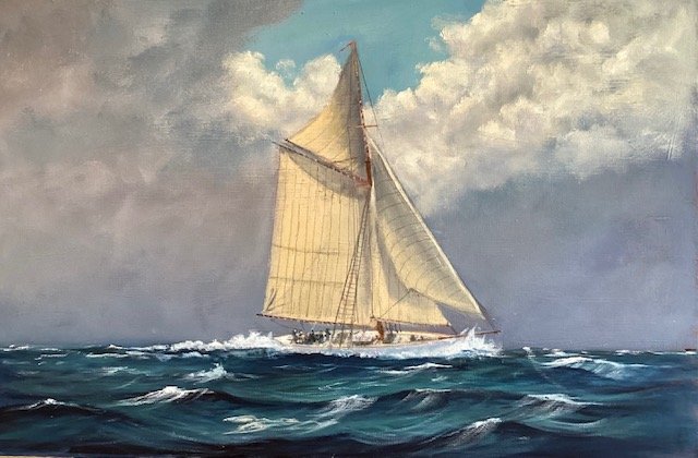 One of the Old Boys. 18x24"
