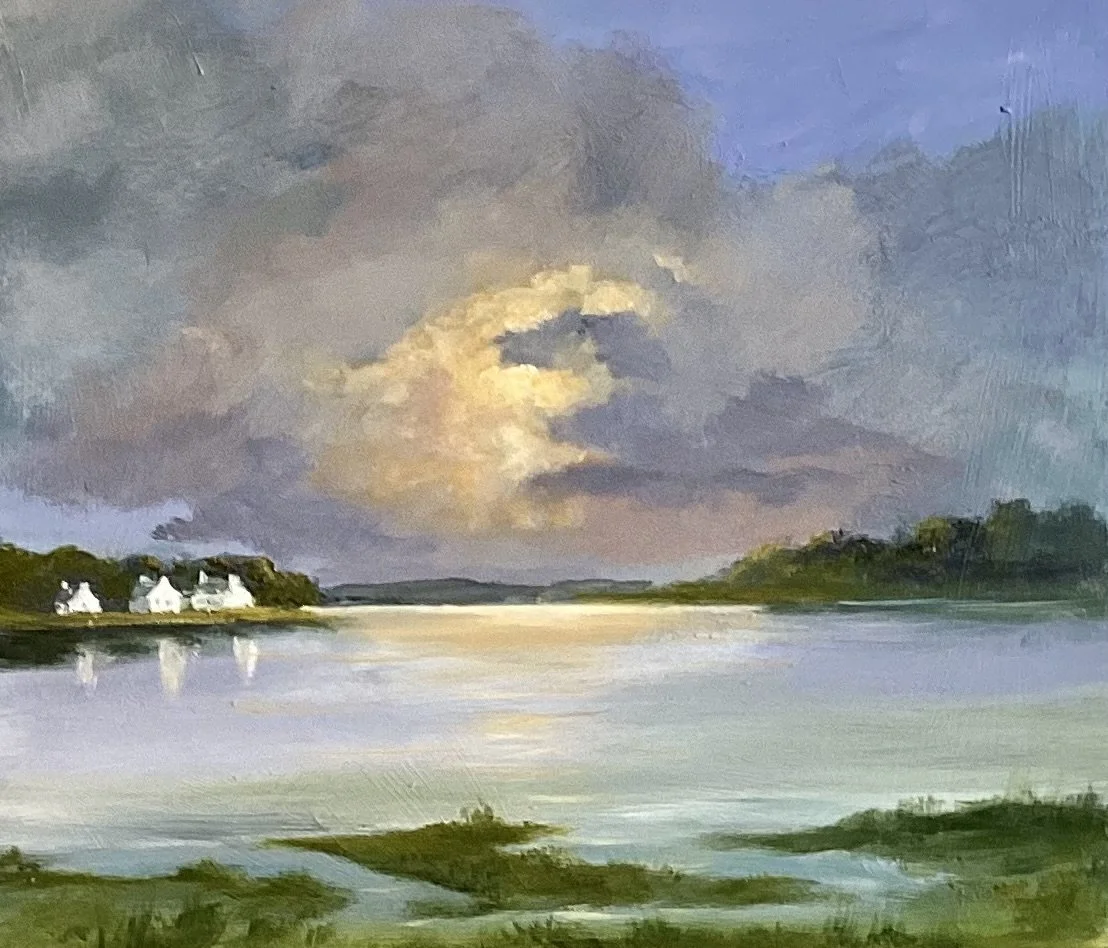 North of the Border. 12x14”