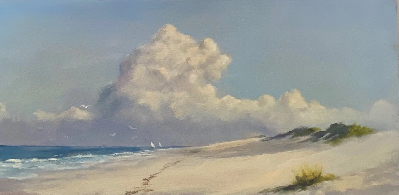 Clouds. 10x20"