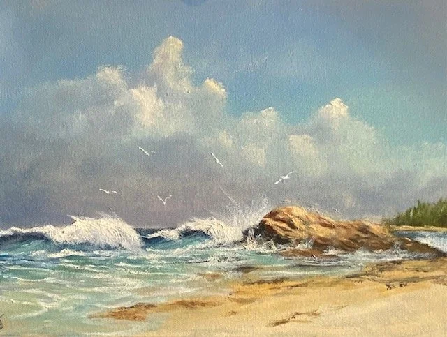 On the Rocks. 12x16"