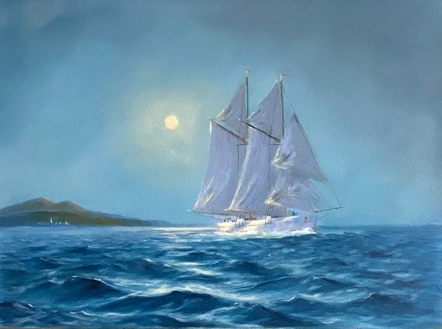 Moonlight. 18x24"

