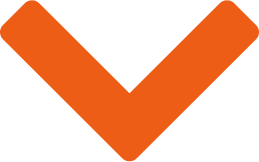 A large orange downward-pointing arrow on a black background.
