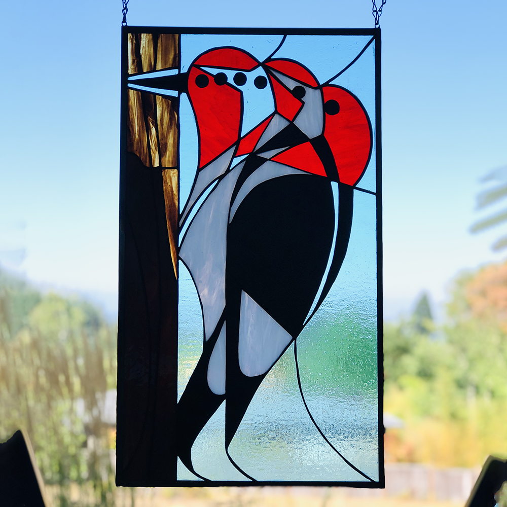 Charley's Woodpecker-Based on Design by Charley Harper