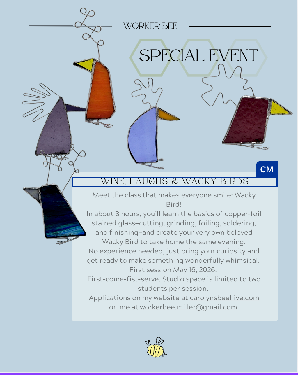 Wine, Laughs & Wacky Birds