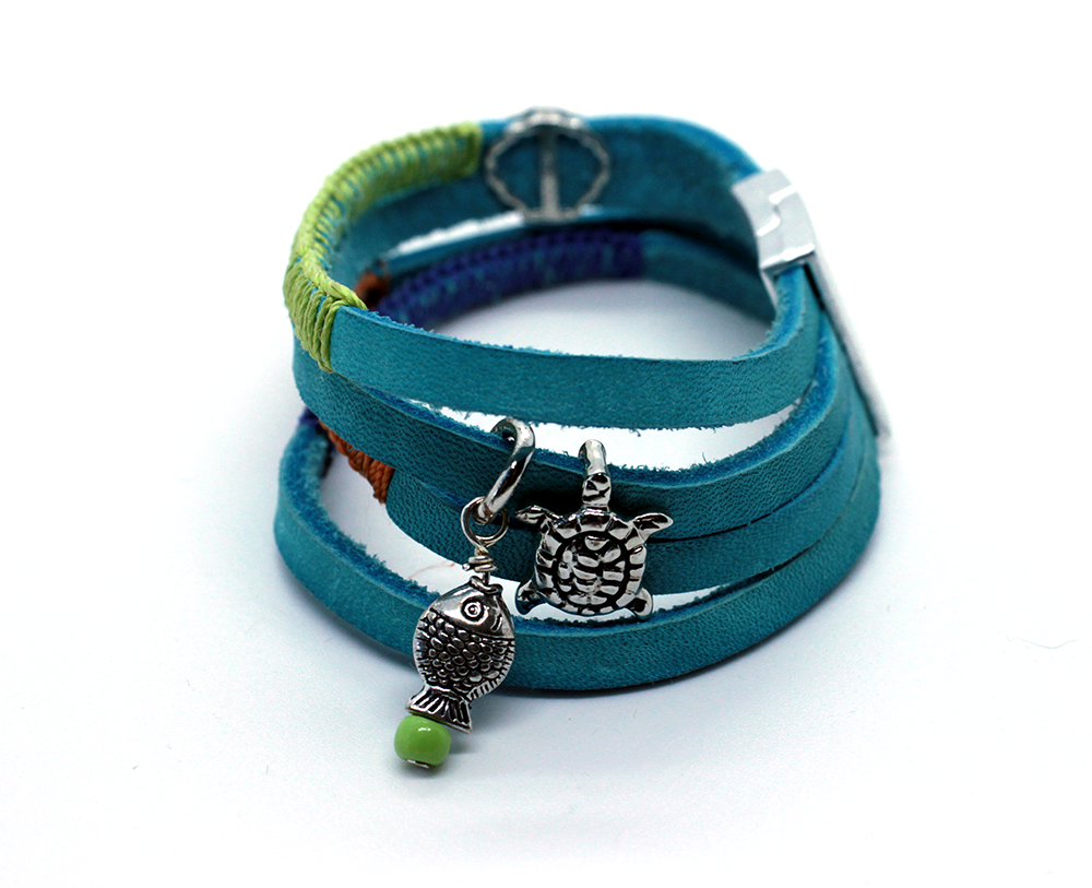 Teal Country Funk Bracelet