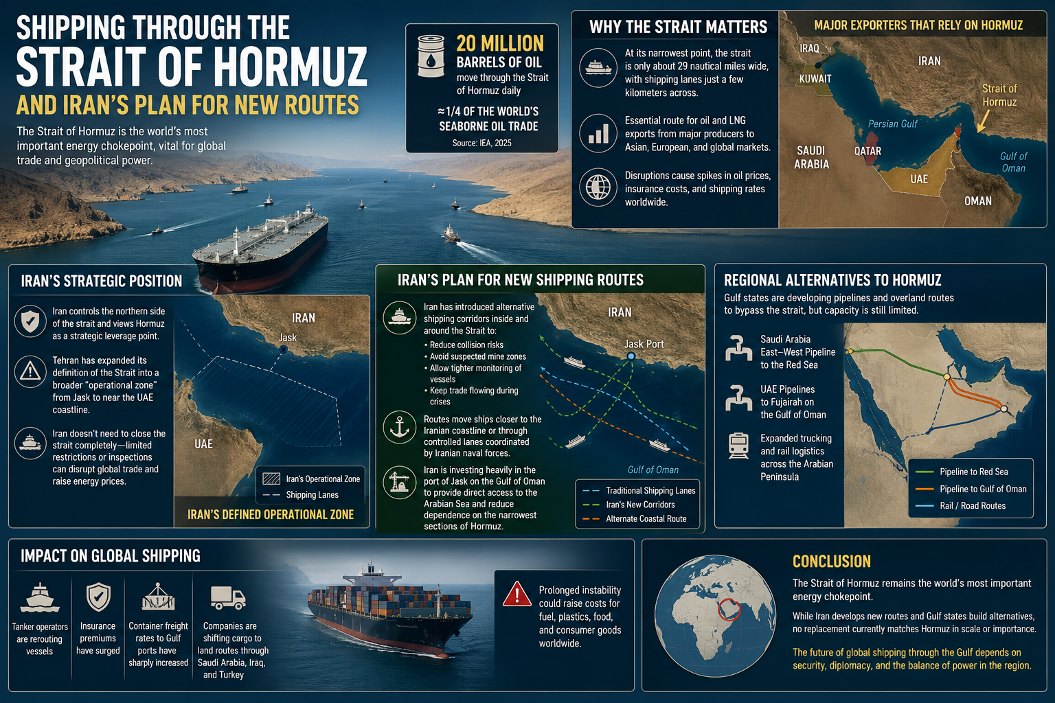 The Strait of Hormuz and Iran’s Search for New Routes