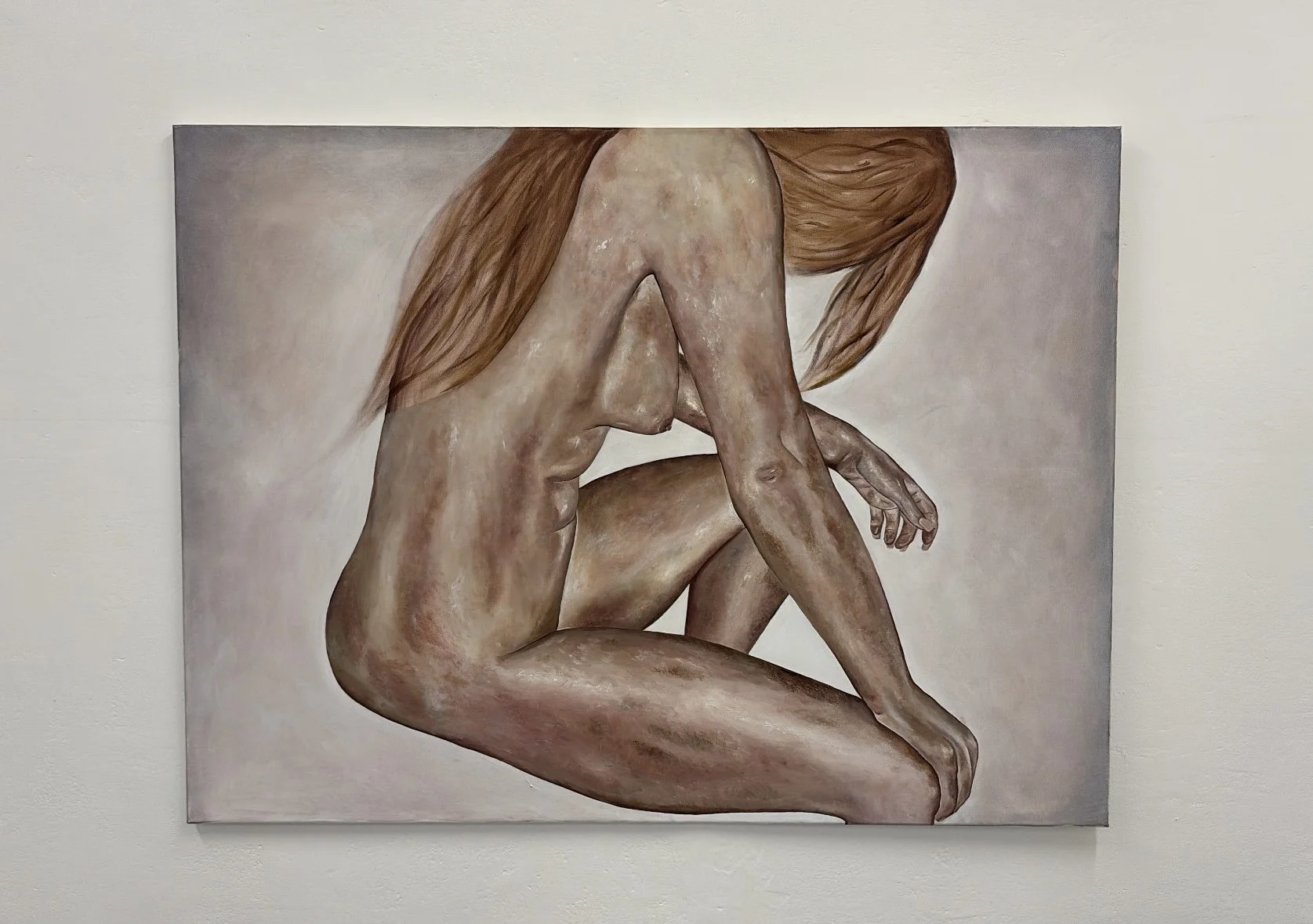 The weight of looking, Oils on canvas 2026