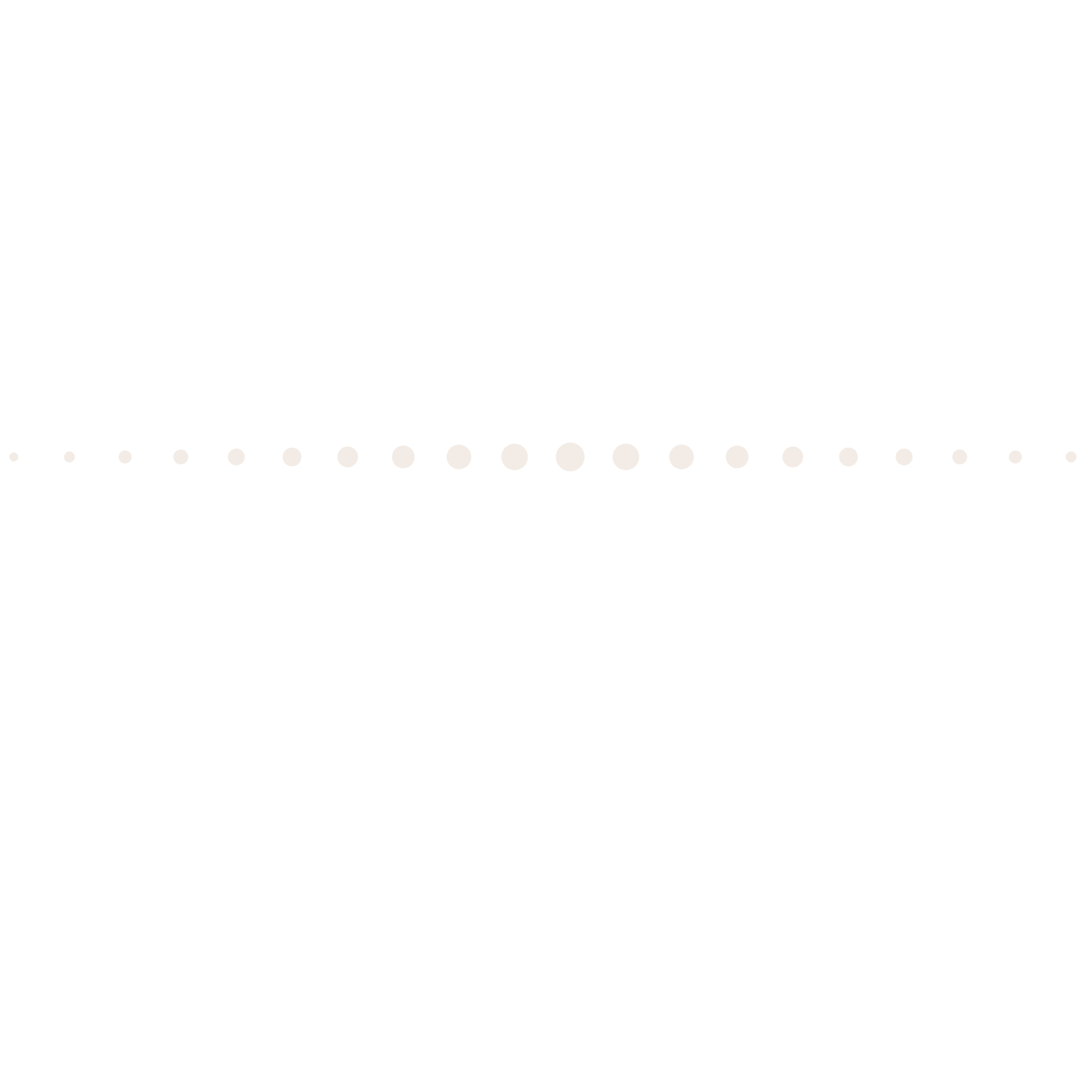 This image displays a series of white dots arranged in a row.