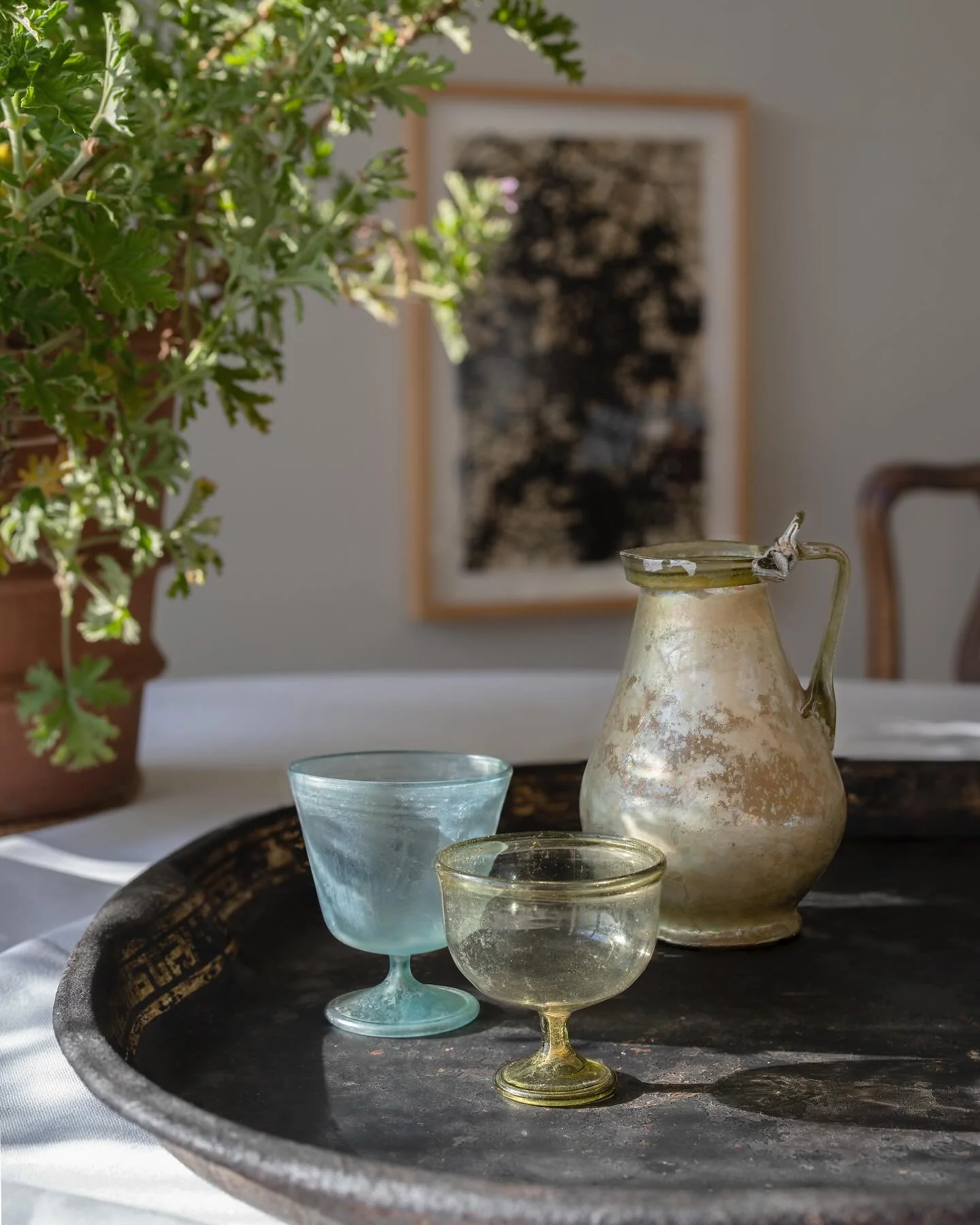 My object photography is almost always studio based, controlled light, backdrops etc but occasionally I get to venture out and it&rsquo;s great fun. 
This shoot for @charles_ede was taken in the clients home. It&rsquo;s relaxed and carefree, we had a