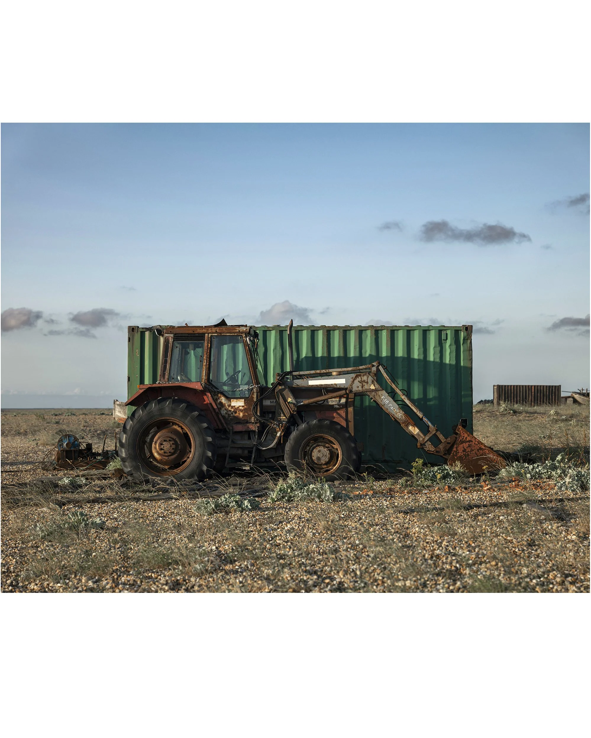 Massey Ferguson 698T at Dungeness