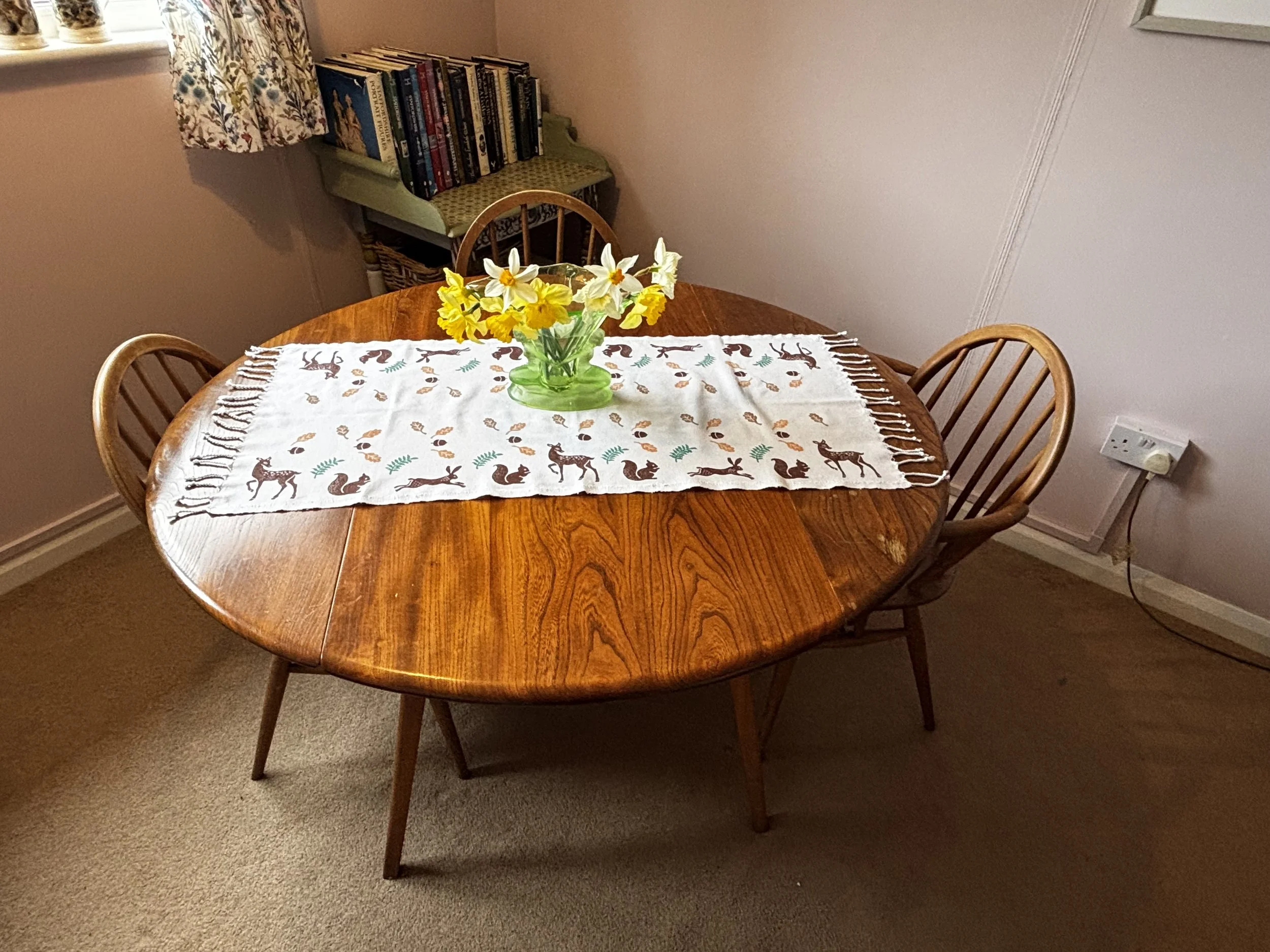 Ercol is just perfect to showcase our table runners.